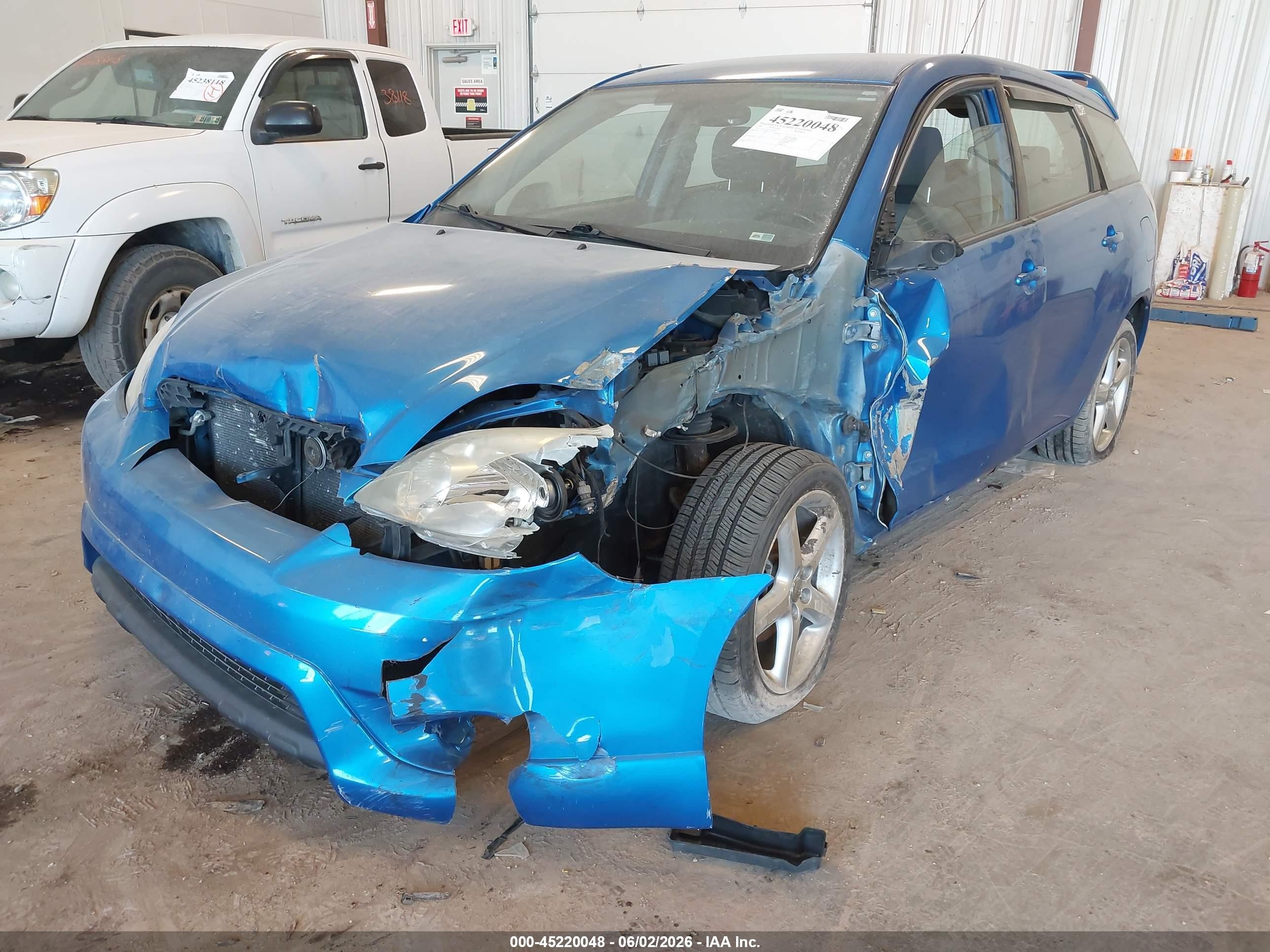 2007 Toyota Matrix Xr Синий vin: 2T1KR32E27C629767