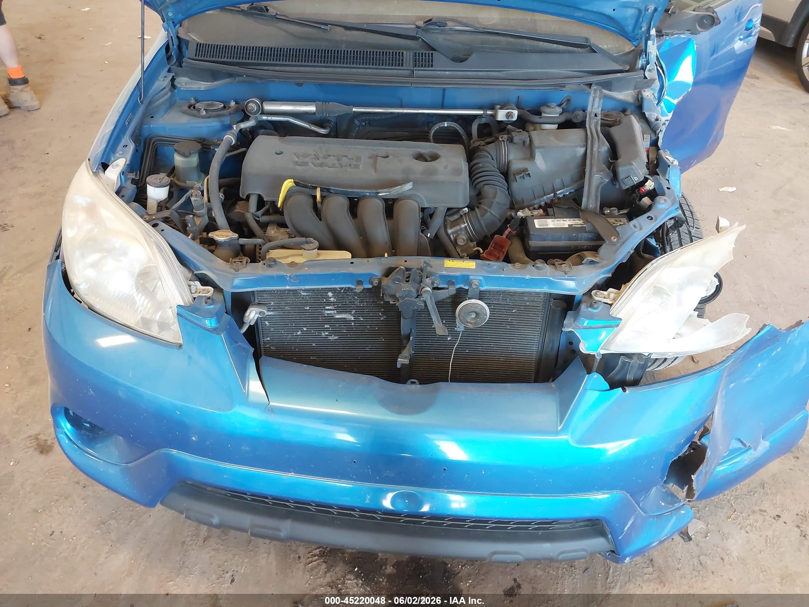 2007 Toyota Matrix Xr Синий vin: 2T1KR32E27C629767