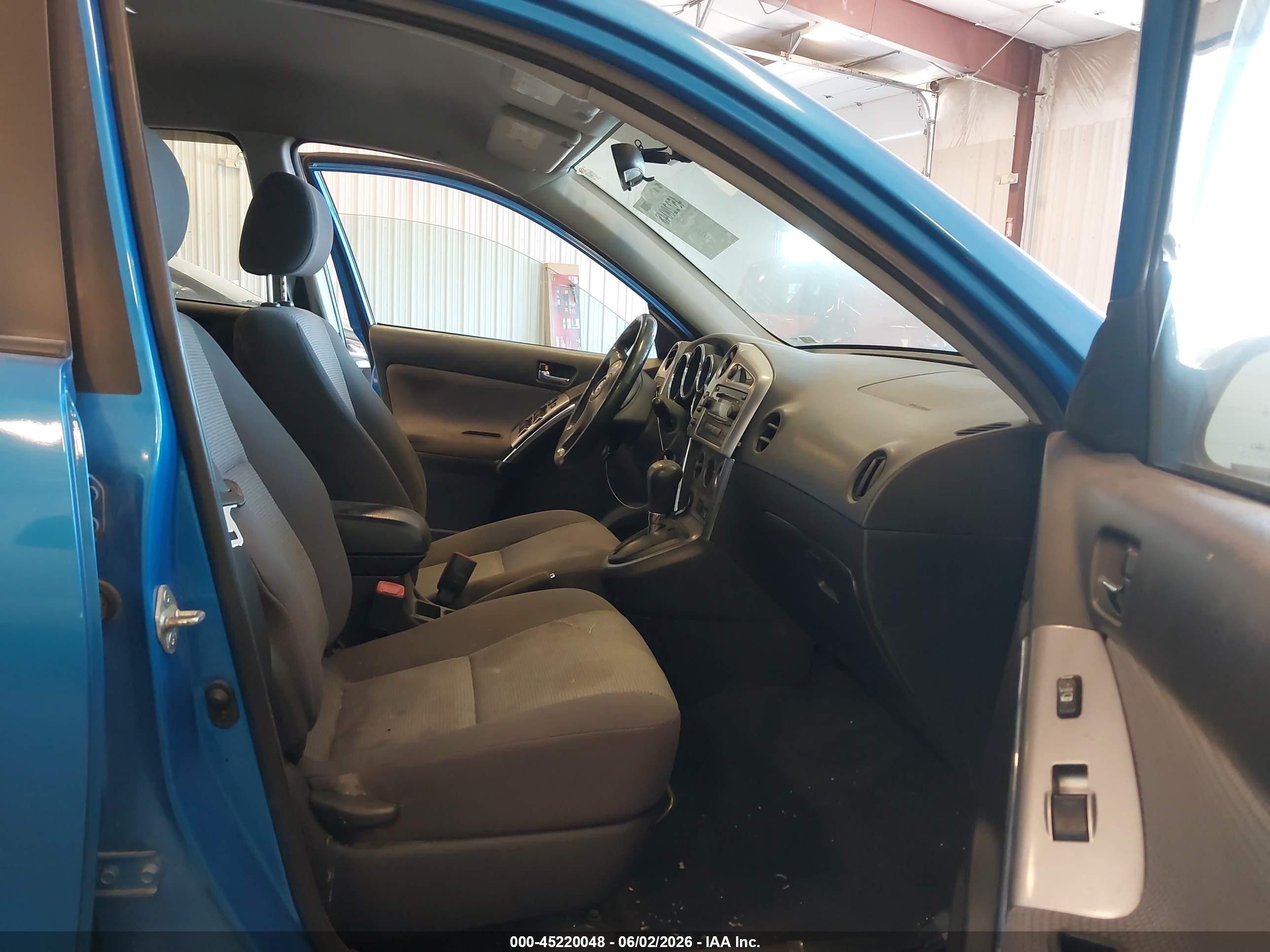 2007 Toyota Matrix Xr Синий vin: 2T1KR32E27C629767