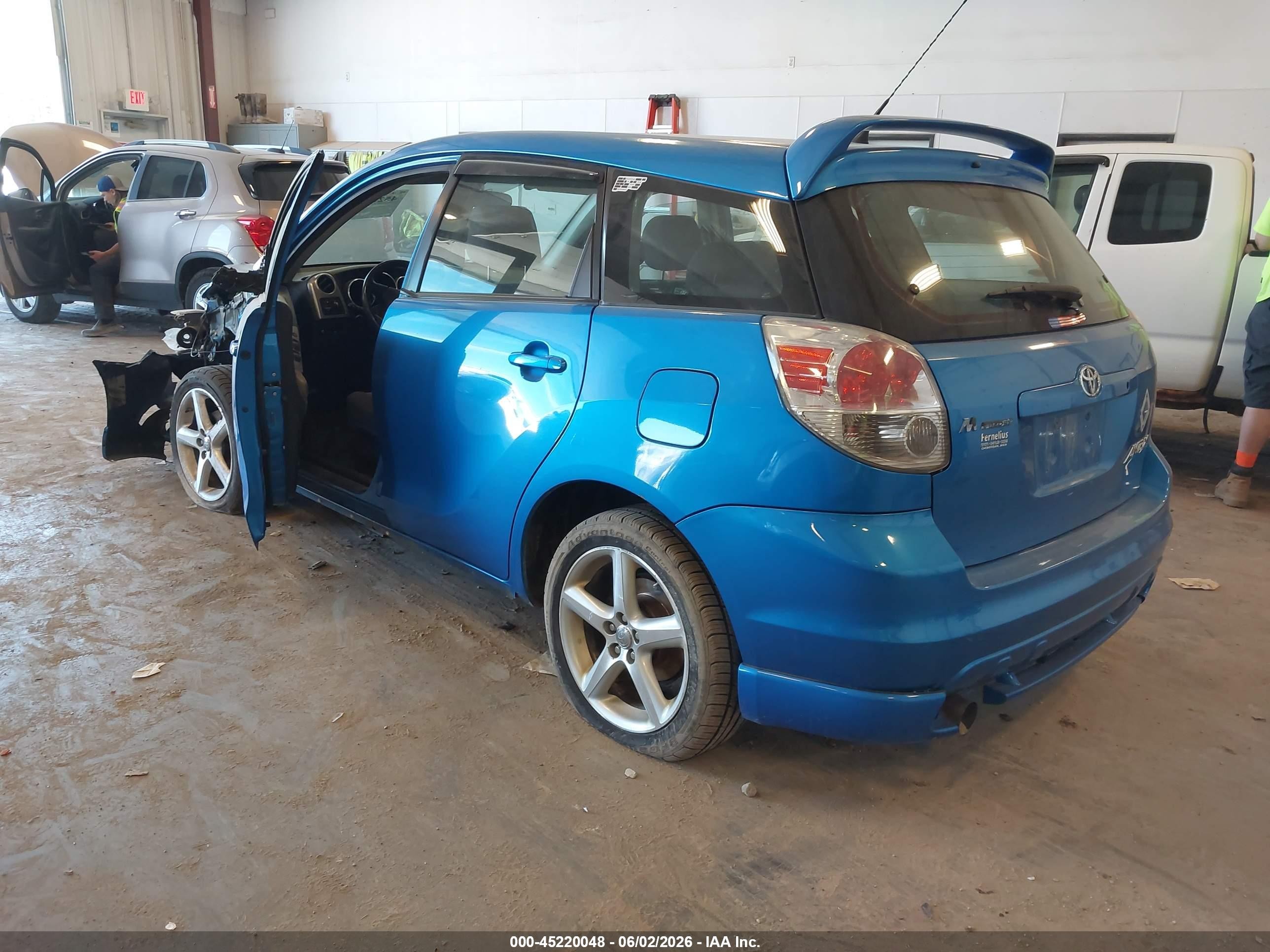 2007 Toyota Matrix Xr Синий vin: 2T1KR32E27C629767