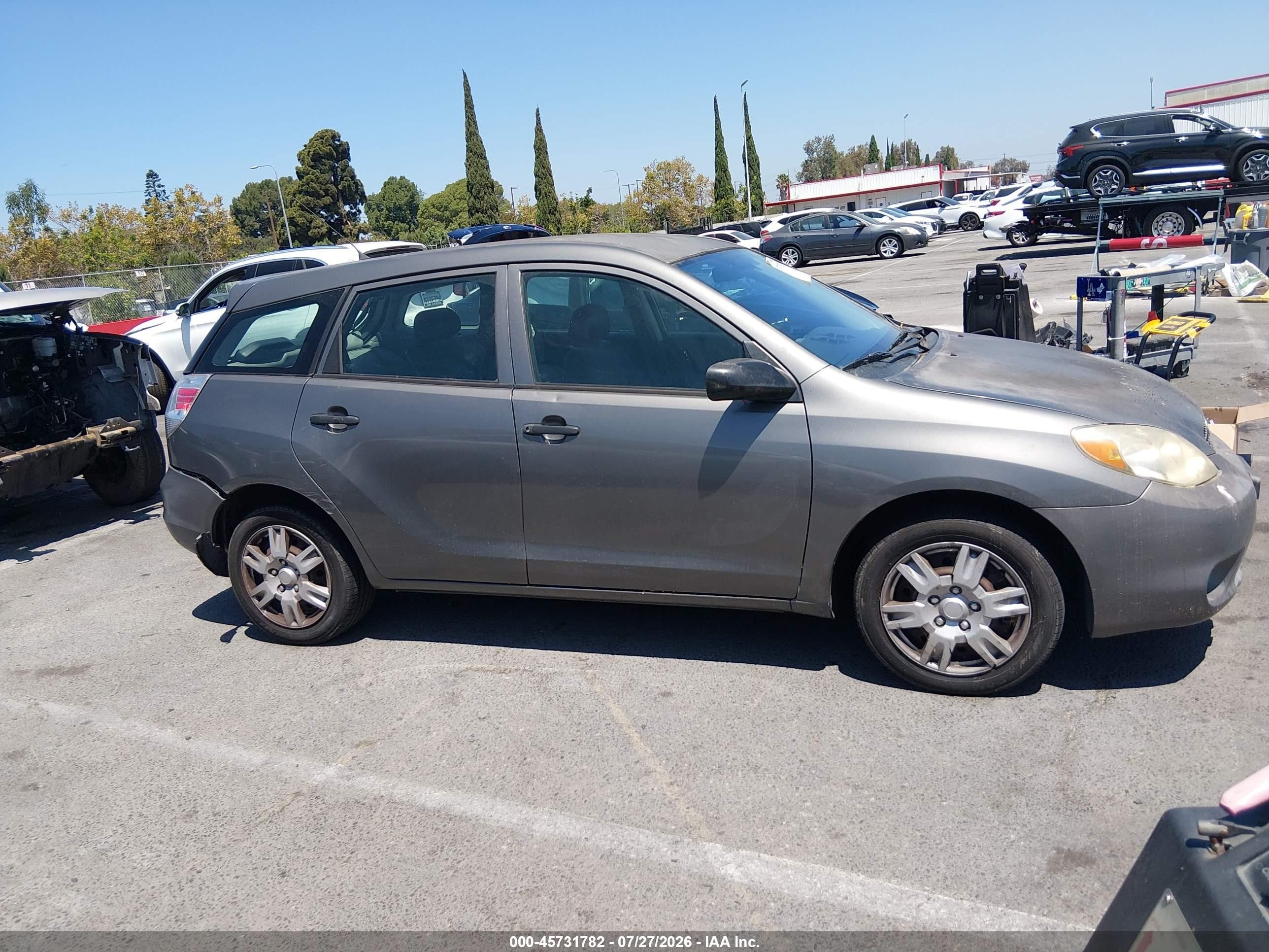 2007 Toyota Matrix   Gray vin: 2T1KR32E27C631020