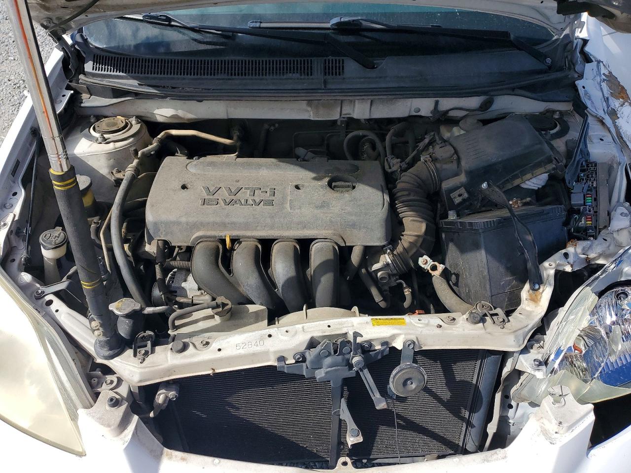 2007 Toyota Corolla Matrix Xr White vin: 2T1KR32E27C643507