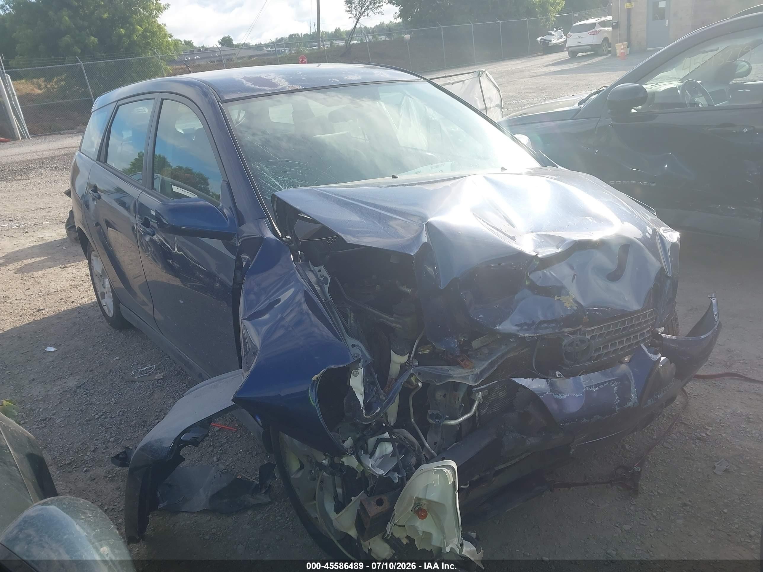 2007 Toyota Matrix Xr Blue vin: 2T1KR32E27C684154