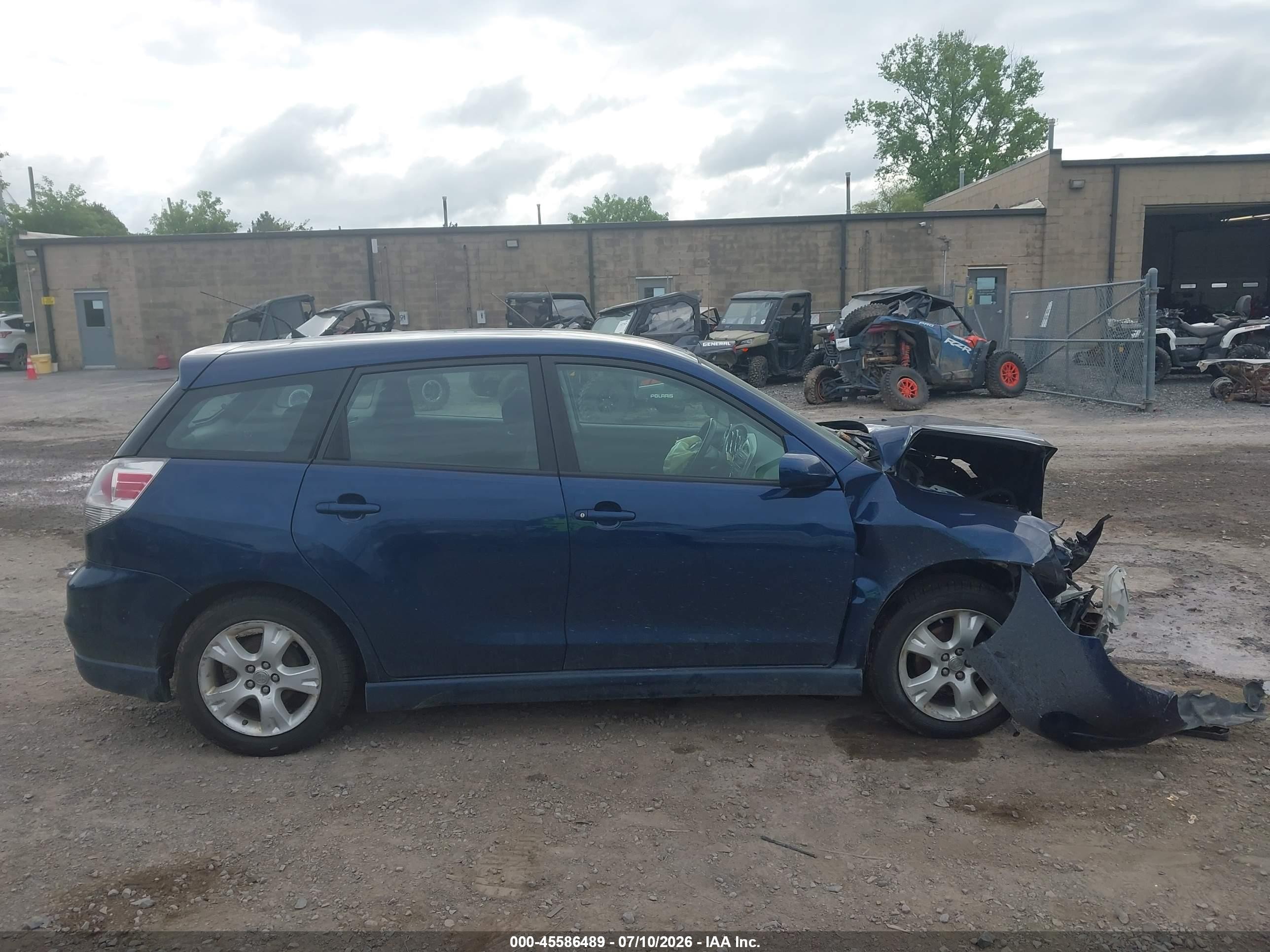 2007 Toyota Matrix Xr Blue vin: 2T1KR32E27C684154