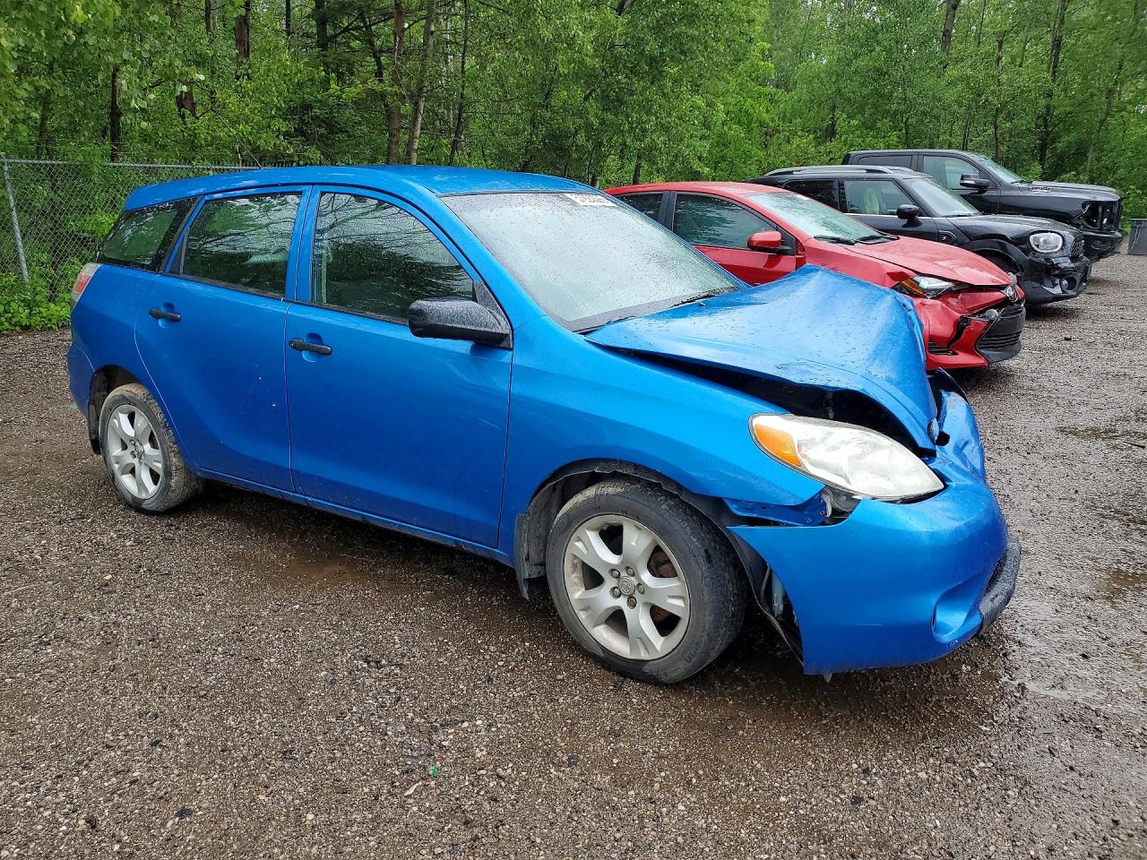 2008 Toyota Corolla Matrix Xr Blue vin: 2T1KR32E28C703089