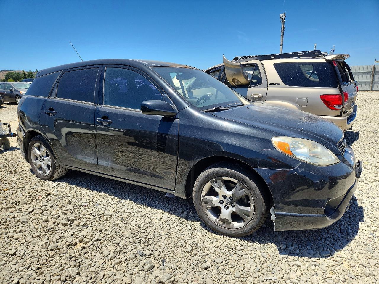 2008 Toyota Corolla Matrix Xr Black vin: 2T1KR32E28C707269