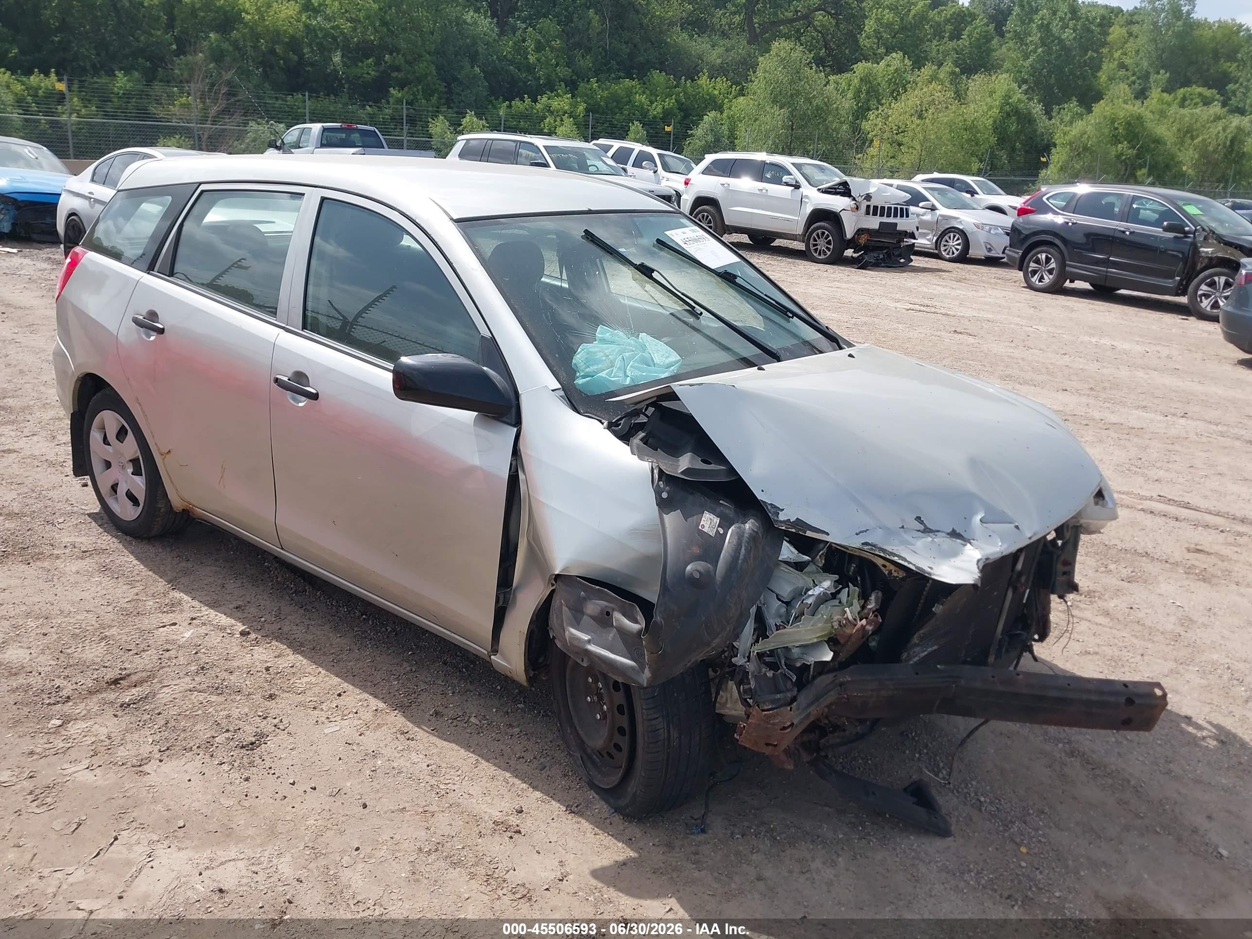 2003 Toyota Matrix Standard Silver vin: 2T1KR32E33C113203