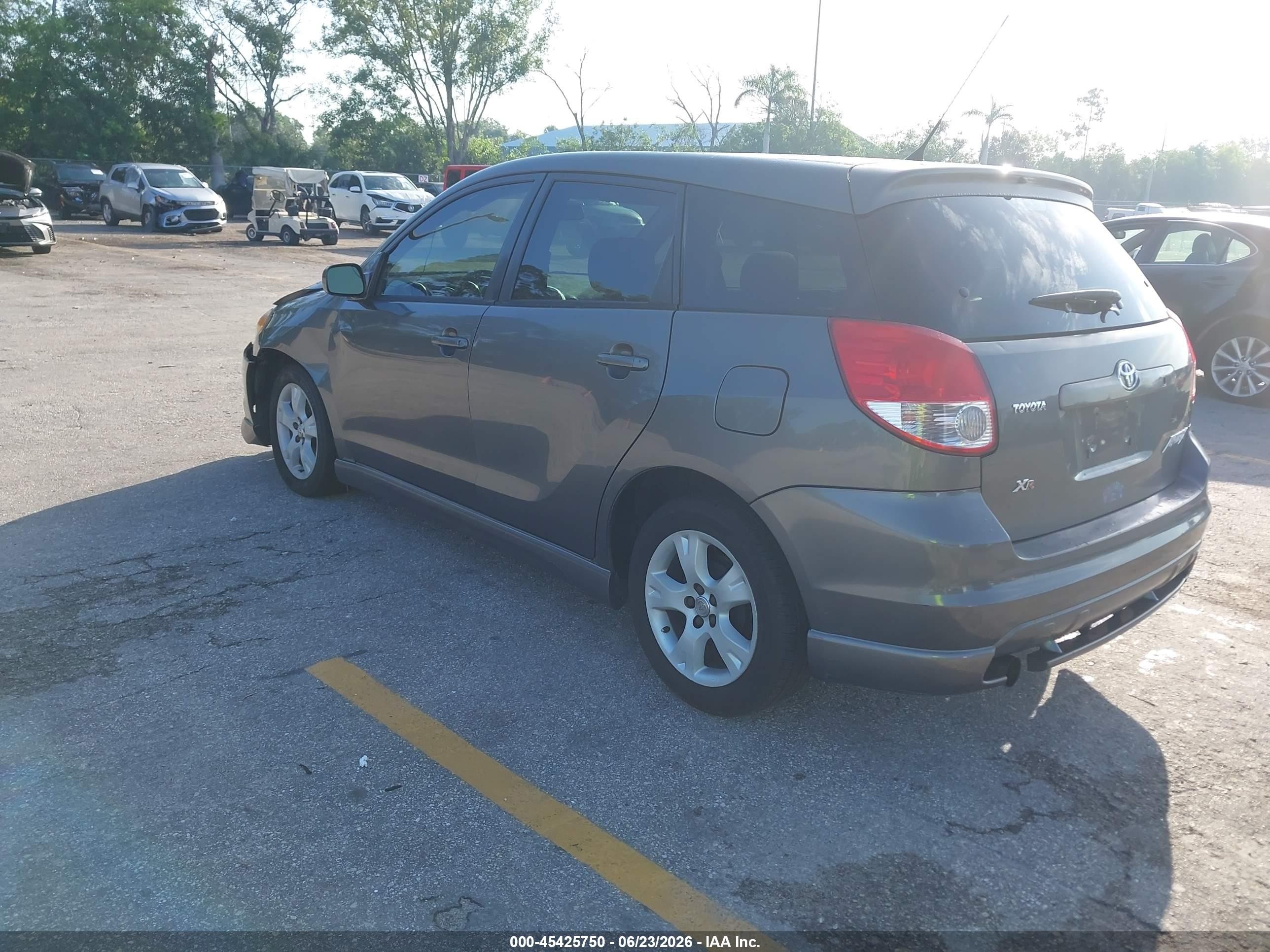 2004 Toyota Matrix Xr Gray vin: 2T1KR32E34C233259