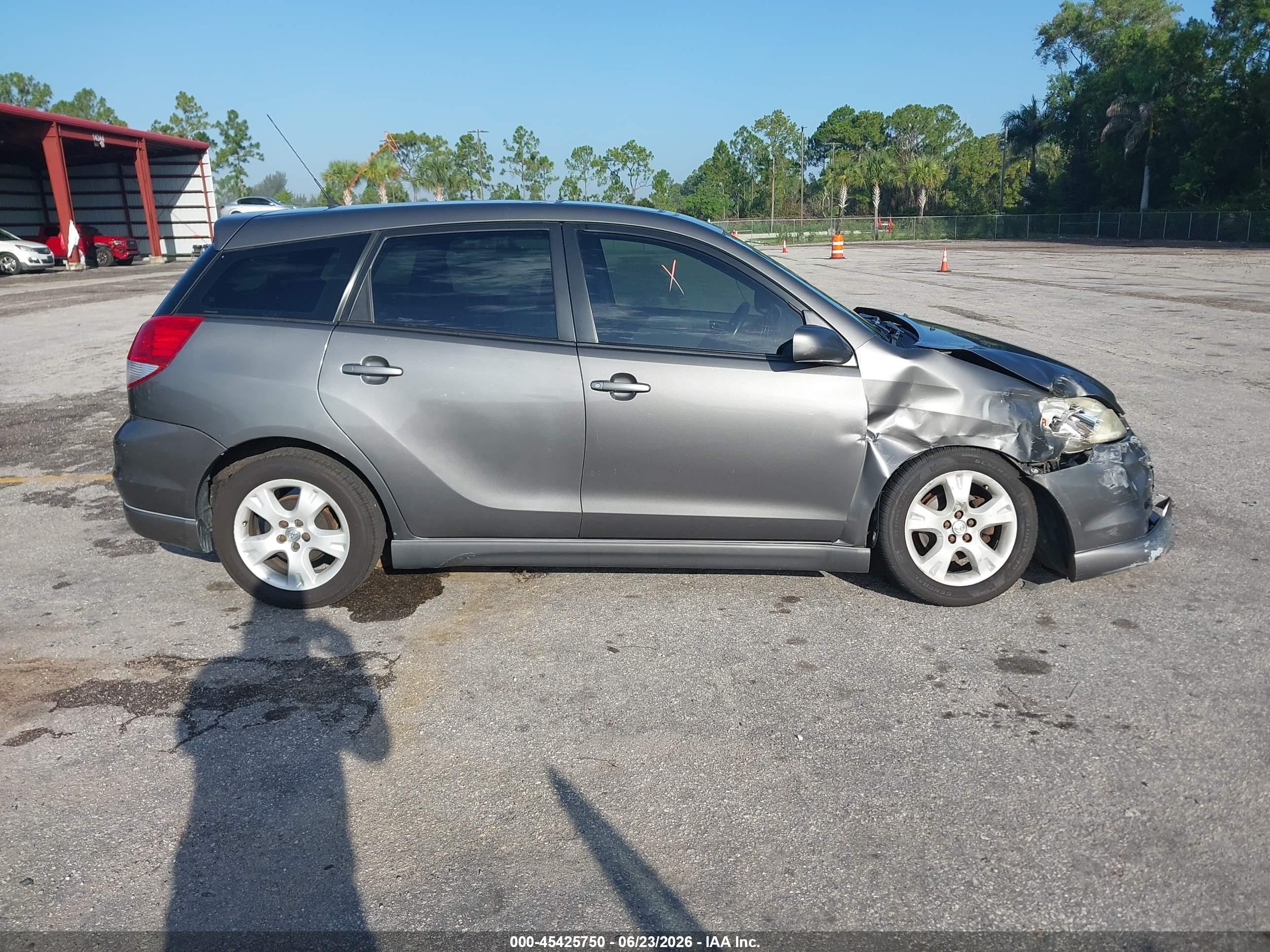 2004 Toyota Matrix Xr Gray vin: 2T1KR32E34C233259