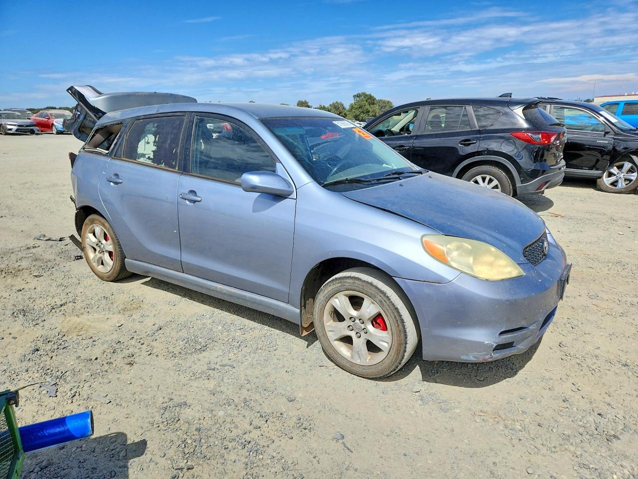 2004 Toyota Corolla Matrix Xr Blue vin: 2T1KR32E34C822621