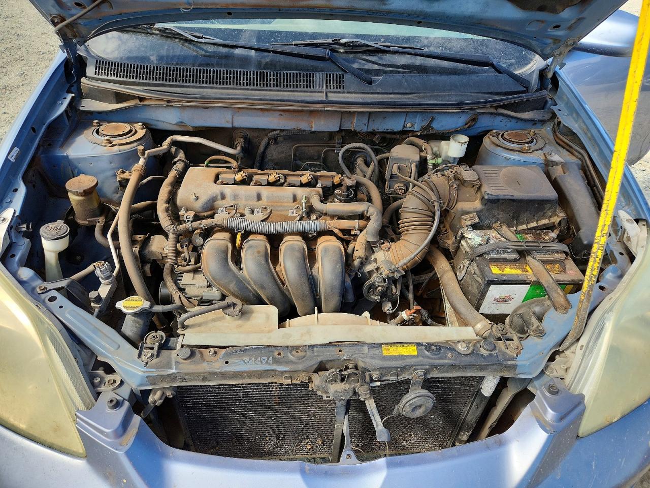 2004 Toyota Corolla Matrix Xr Blue vin: 2T1KR32E34C822621