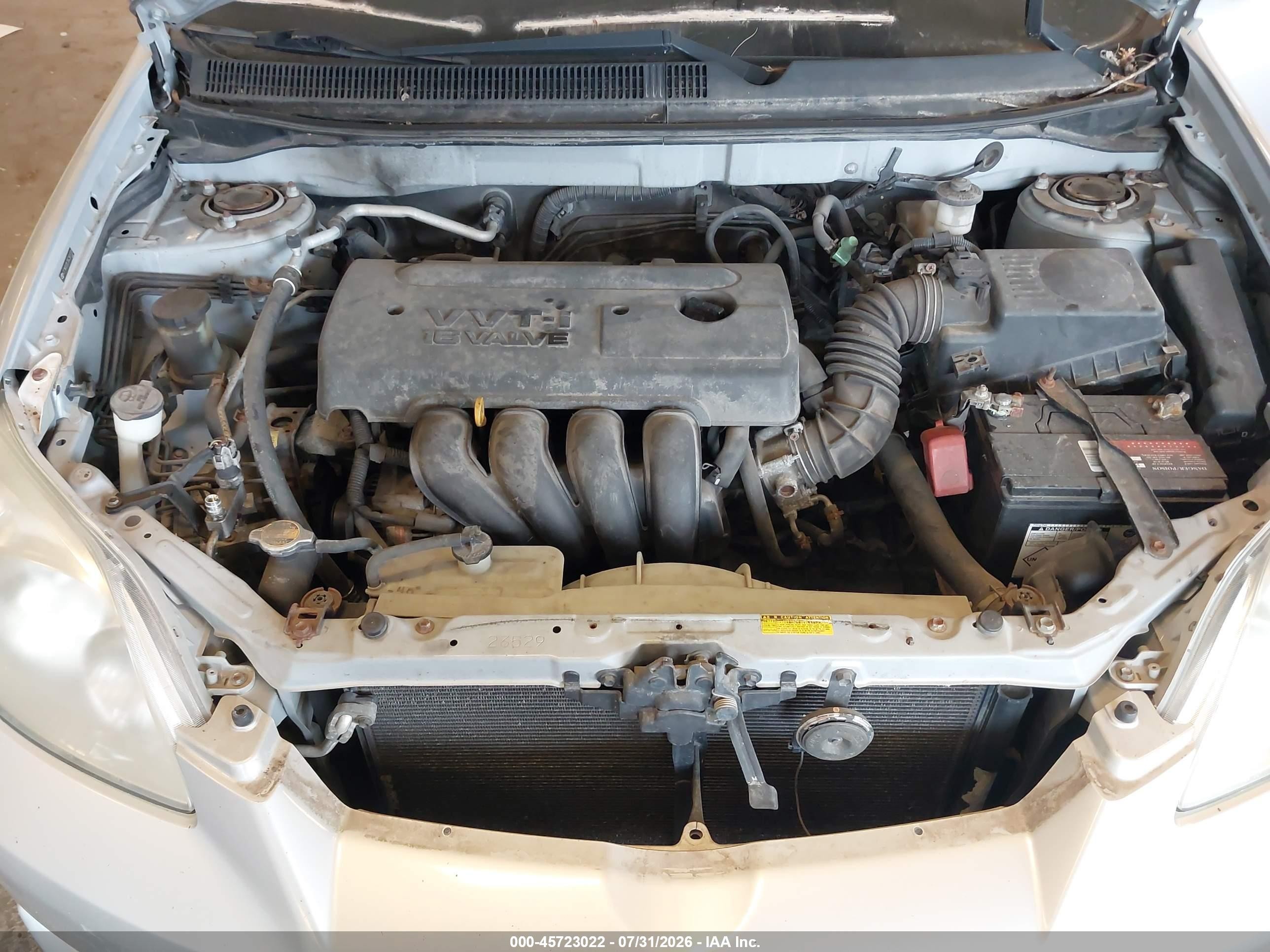 2005 Toyota Matrix Xr Серебряный vin: 2T1KR32E35C381722
