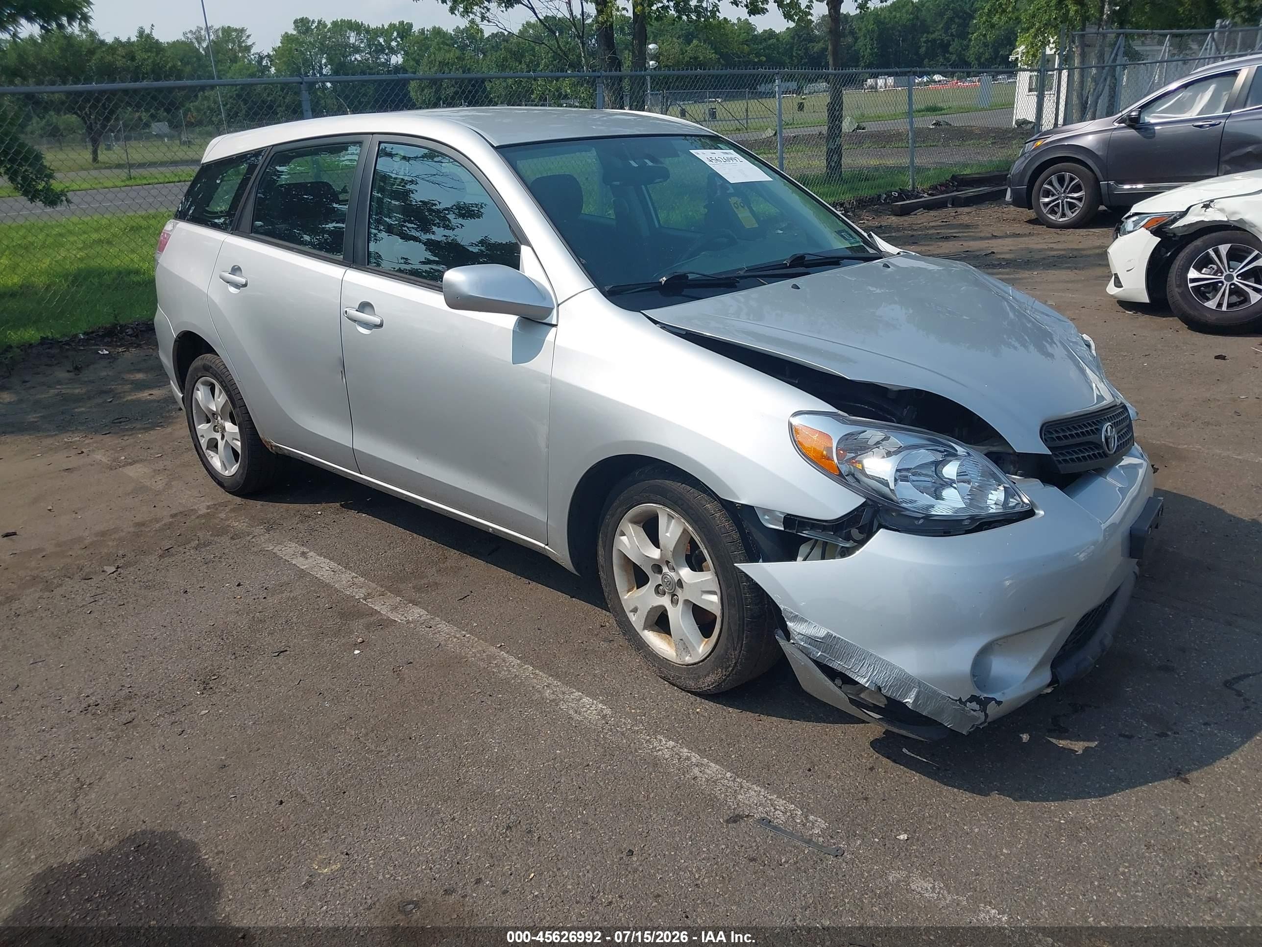 2005 Toyota Matrix Xr Silver vin: 2T1KR32E35C382210