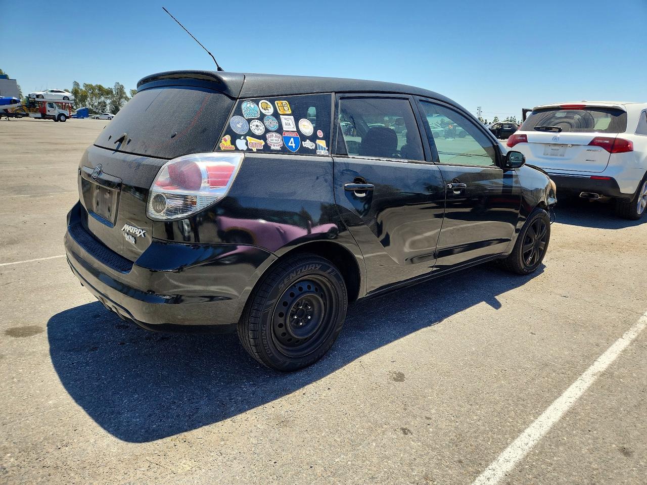 2005 Toyota Matrix Base Черный vin: 2T1KR32E35C422236