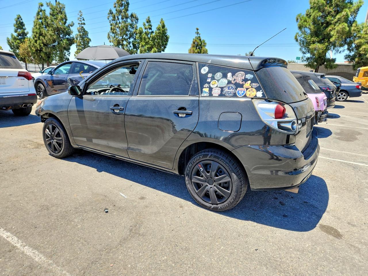 2005 Toyota Matrix Base Черный vin: 2T1KR32E35C422236