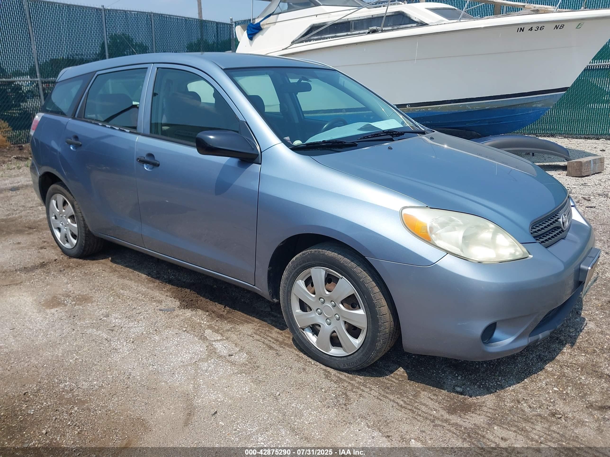 2005 Toyota Matrix   Blue vin: 2T1KR32E35C444026