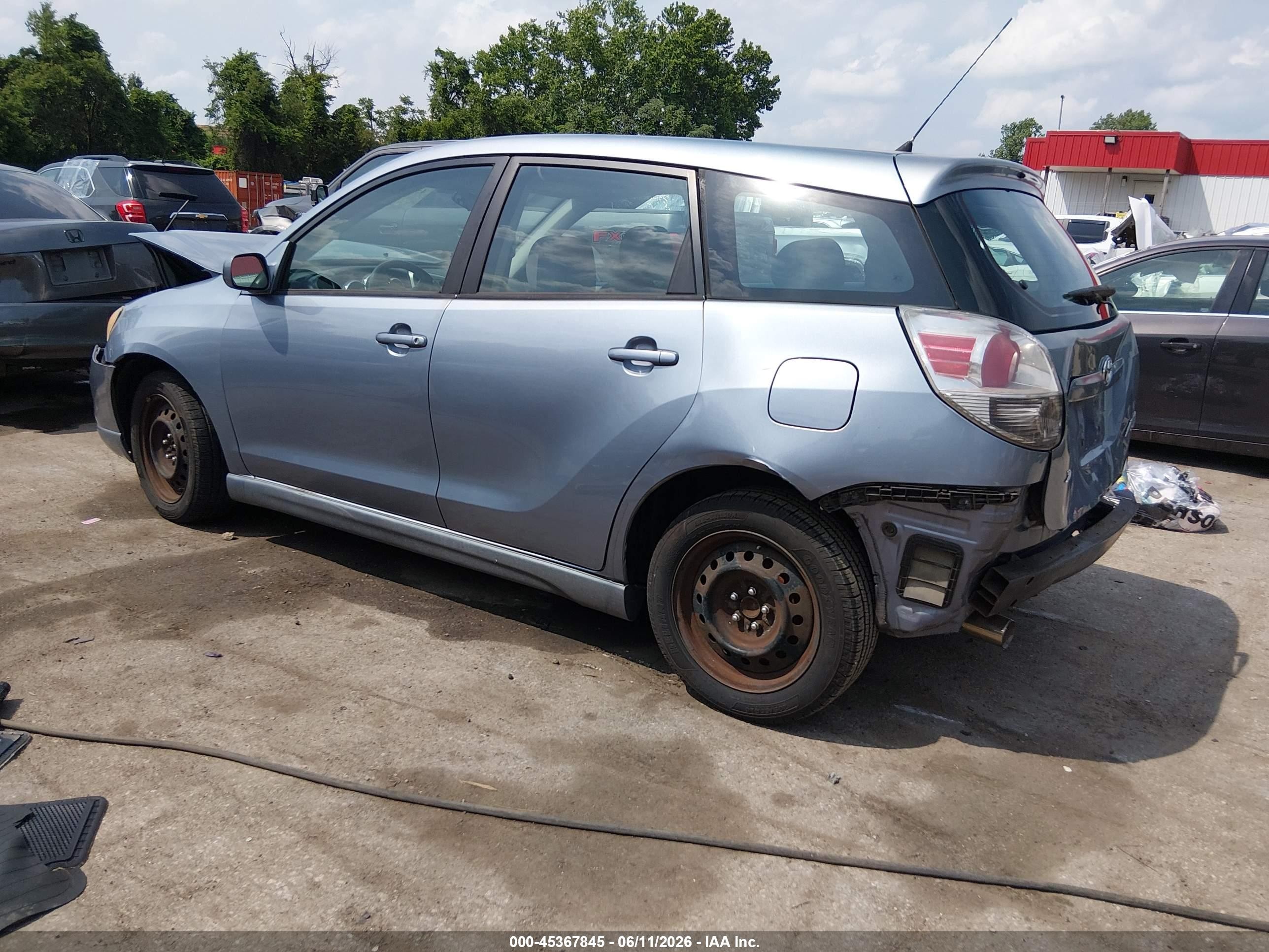 2006 Toyota Matrix Xr Blue vin: 2T1KR32E36C572302