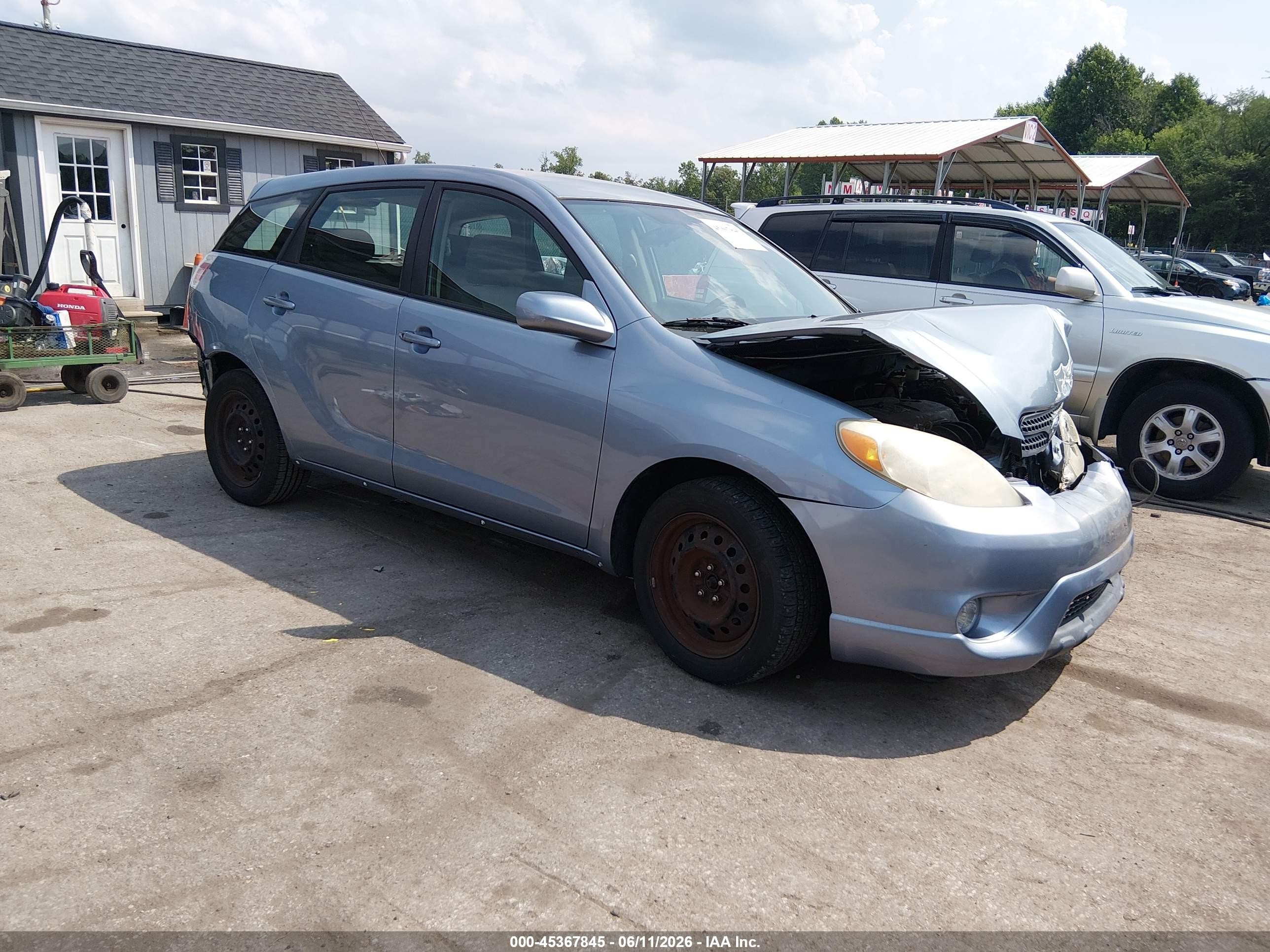 2006 Toyota Matrix Xr Blue vin: 2T1KR32E36C572302