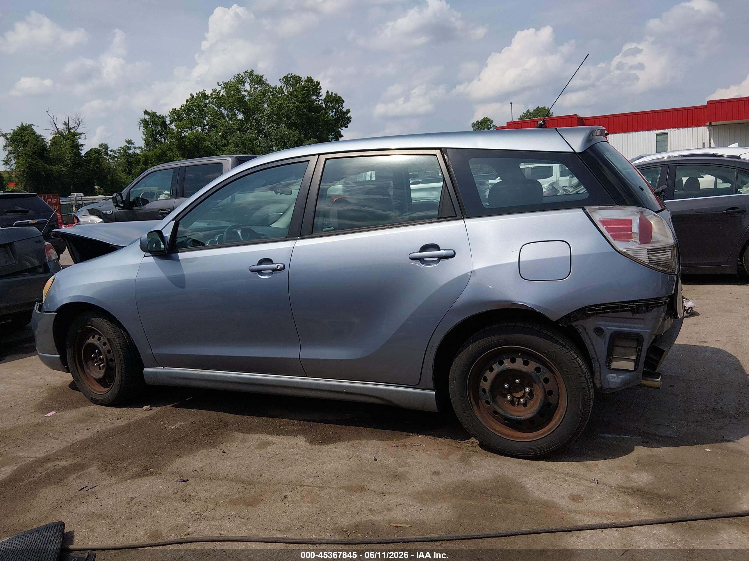 2006 Toyota Matrix Xr Blue vin: 2T1KR32E36C572302