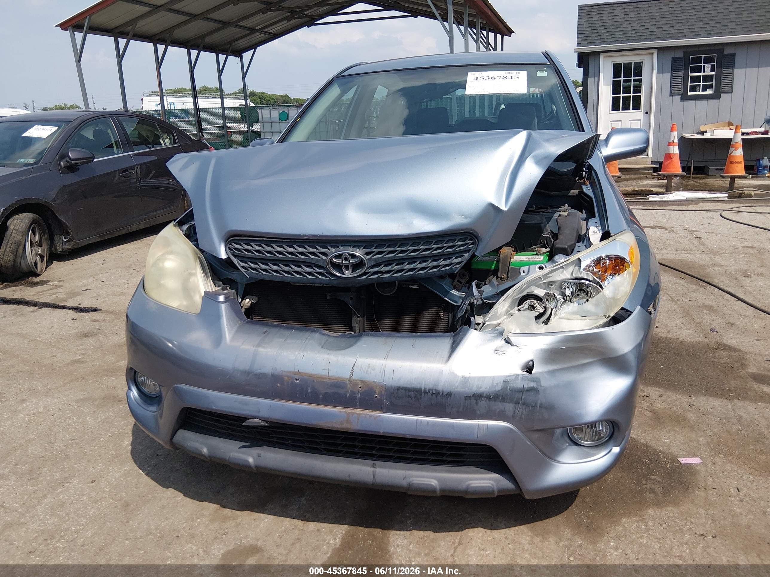 2006 Toyota Matrix Xr Blue vin: 2T1KR32E36C572302
