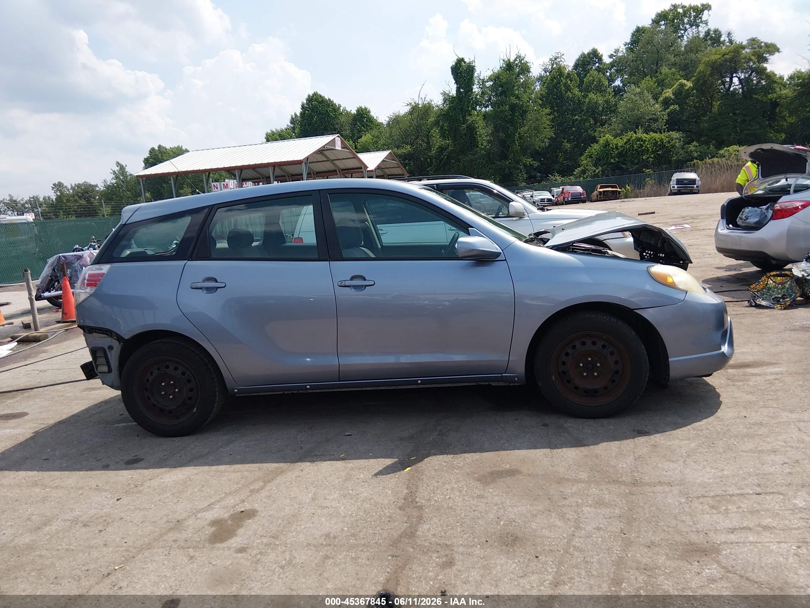 2006 Toyota Matrix Xr Blue vin: 2T1KR32E36C572302