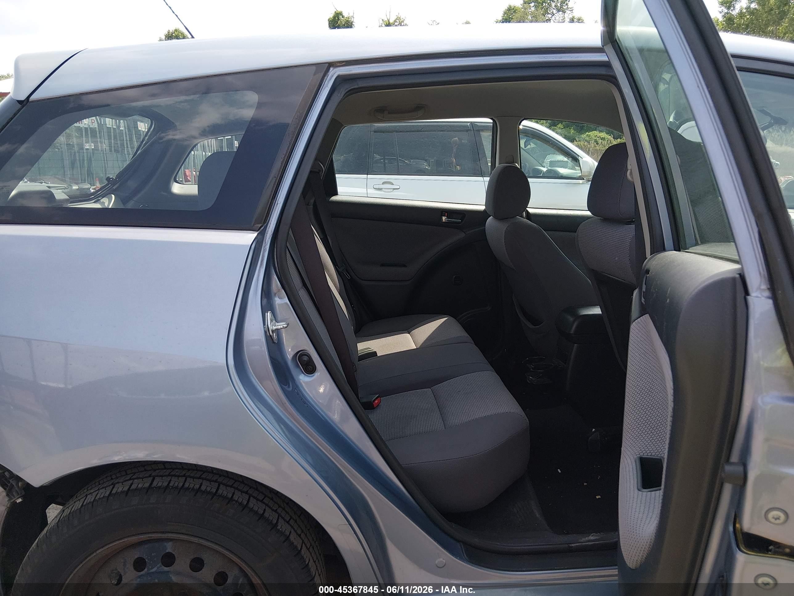 2006 Toyota Matrix Xr Blue vin: 2T1KR32E36C572302