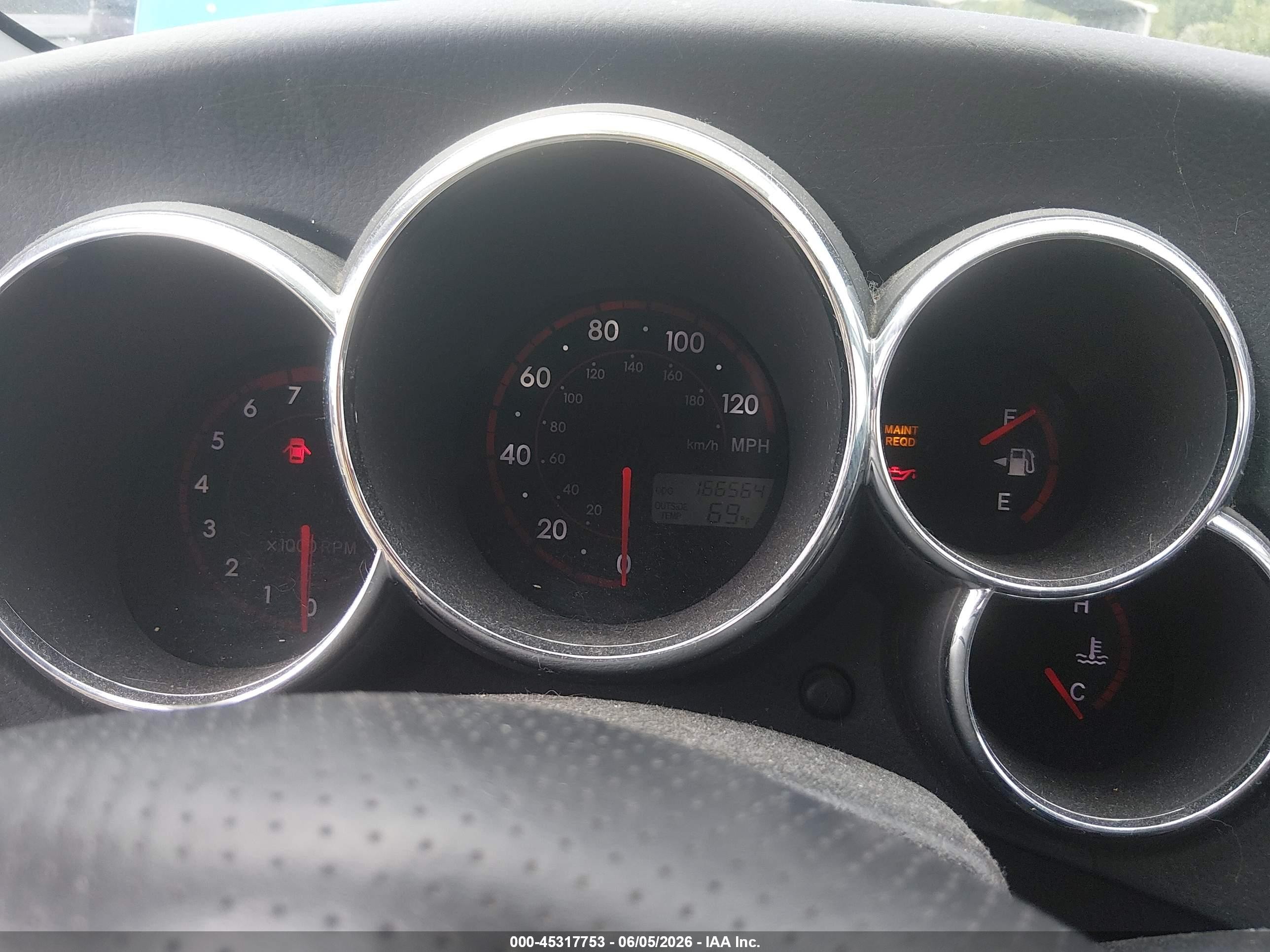 2007 Toyota Matrix   Синий vin: 2T1KR32E37C673907