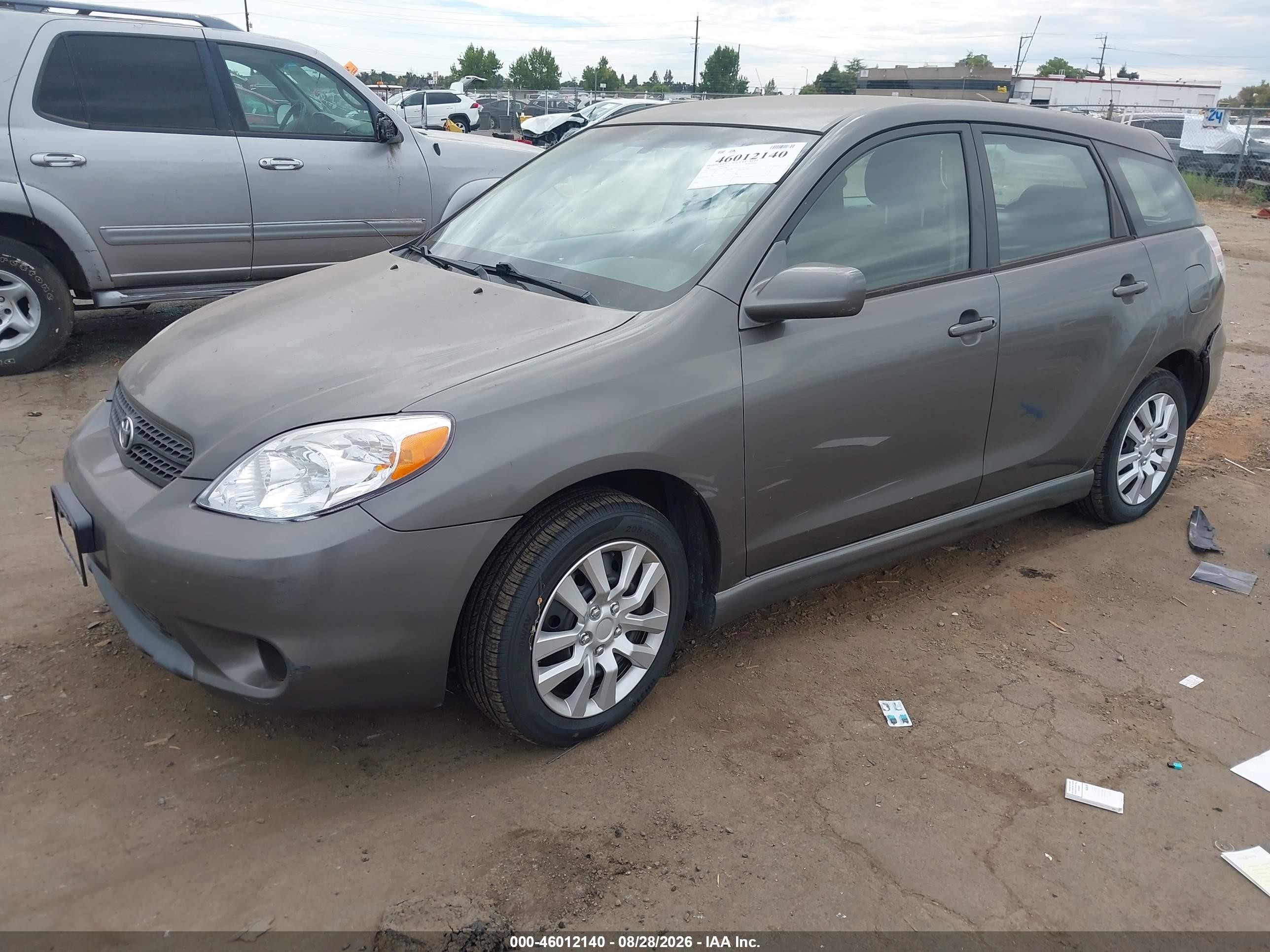 2007 Toyota Matrix Xr Серый vin: 2T1KR32E37C674183