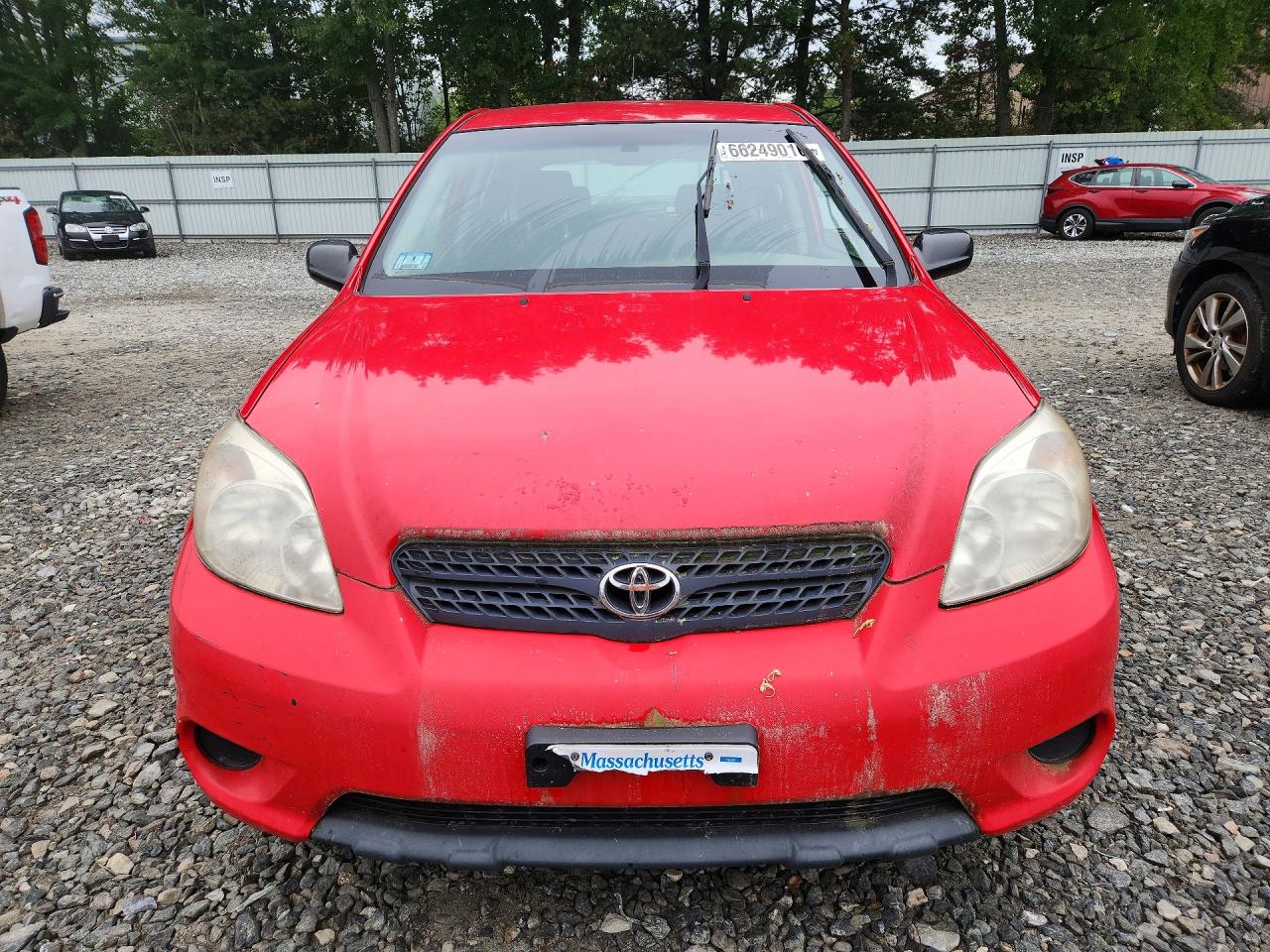 2008 Toyota Matrix Base Красный vin: 2T1KR32E38C695889