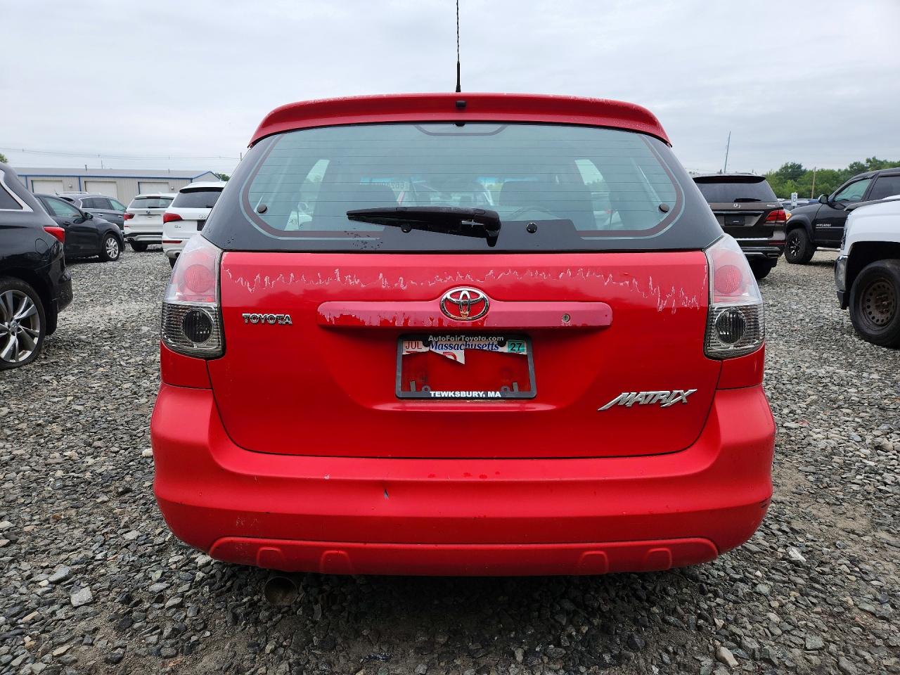 2008 Toyota Matrix Base Красный vin: 2T1KR32E38C695889