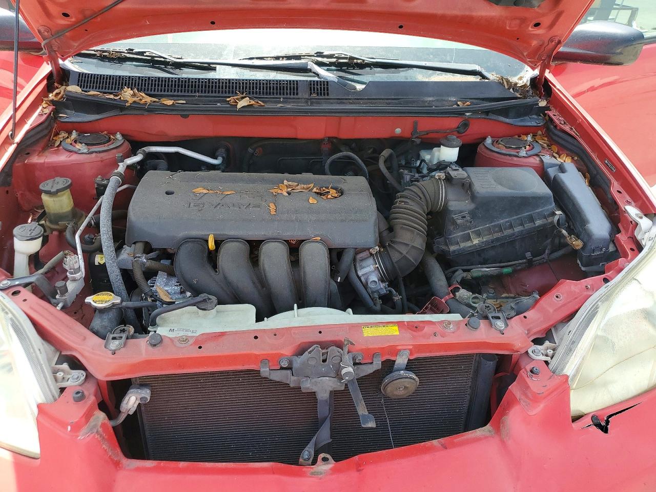 2008 Toyota Corolla Matrix Xr Red vin: 2T1KR32E38C720435