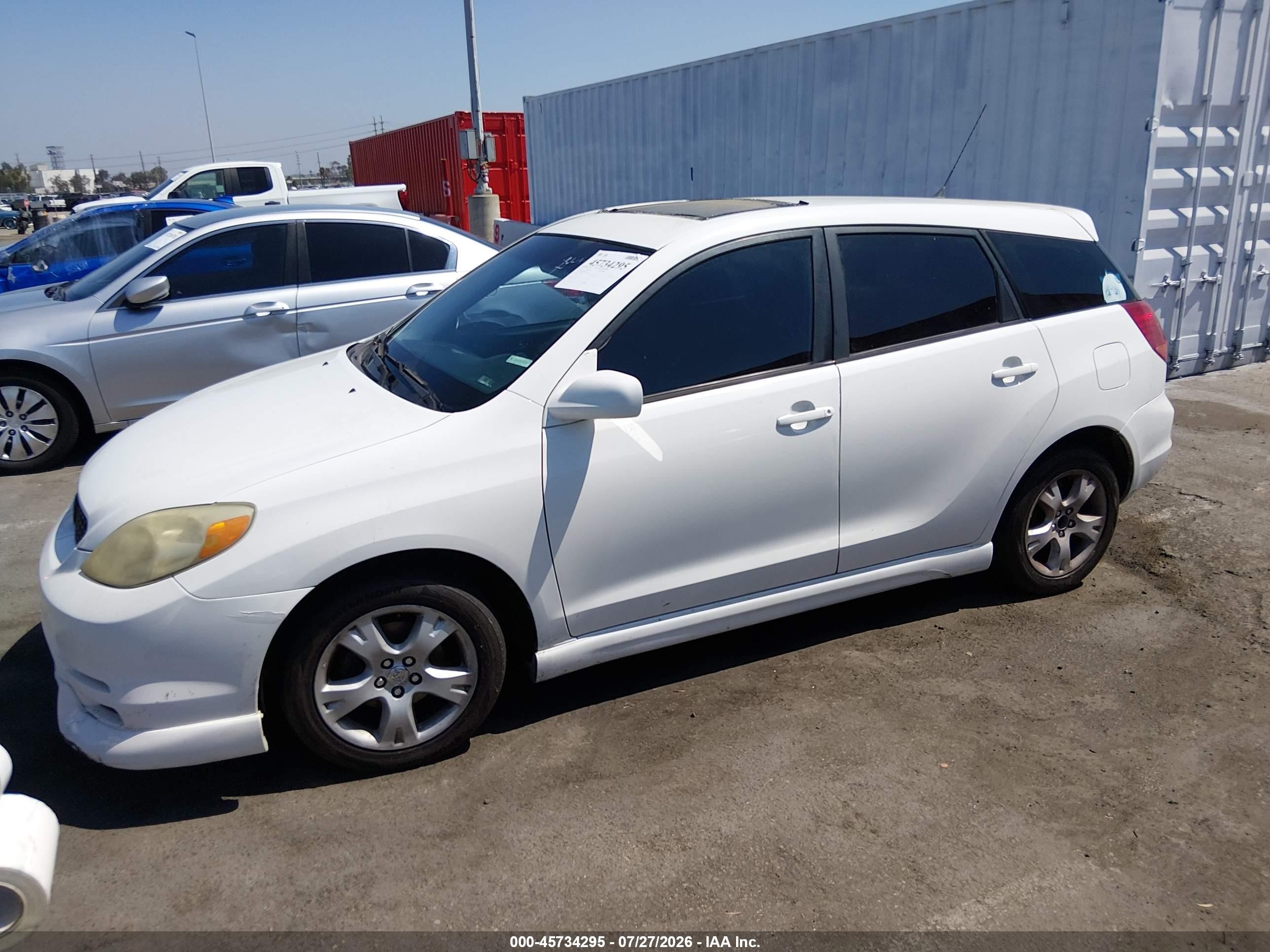 2003 Toyota Matrix Xr Белый vin: 2T1KR32E43C043338