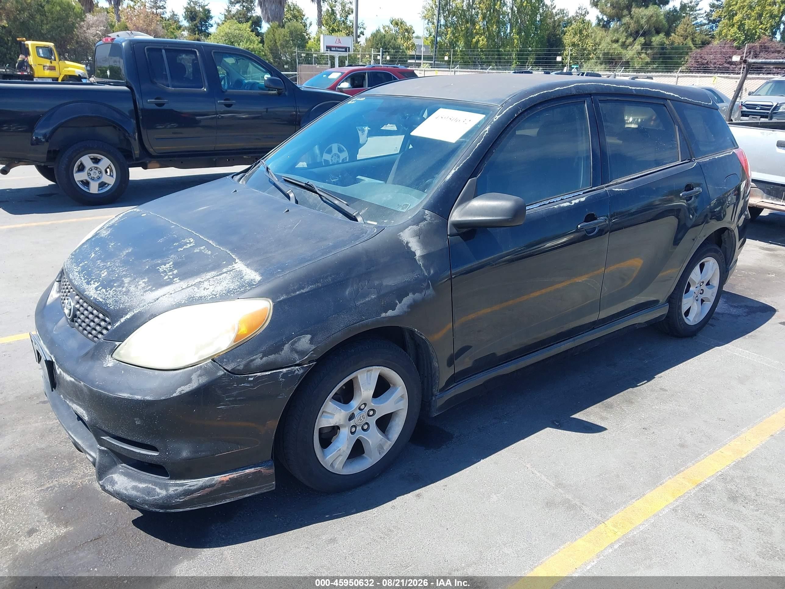 2003 Toyota Matrix Xr Black vin: 2T1KR32E43C046725