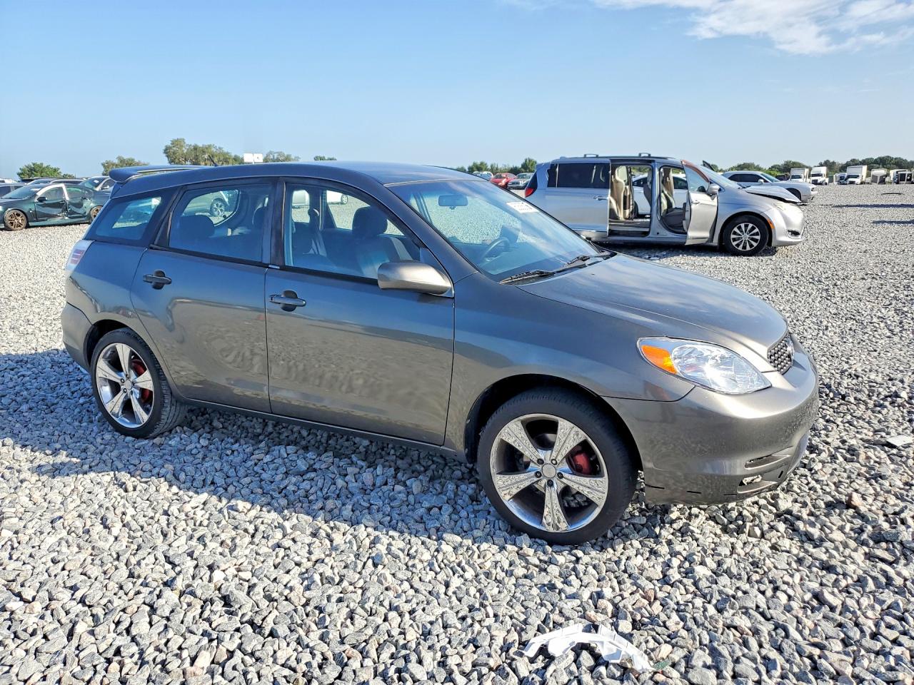 2004 Toyota Matrix Gray vin: 2T1KR32E44C166526