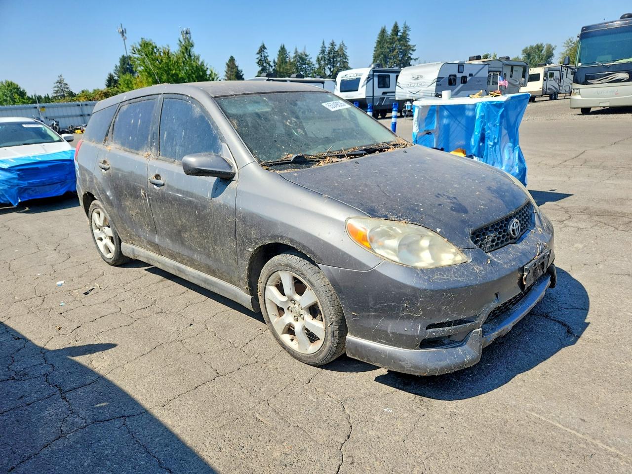 2004 Toyota Matrix Xr Black vin: 2T1KR32E44C169281