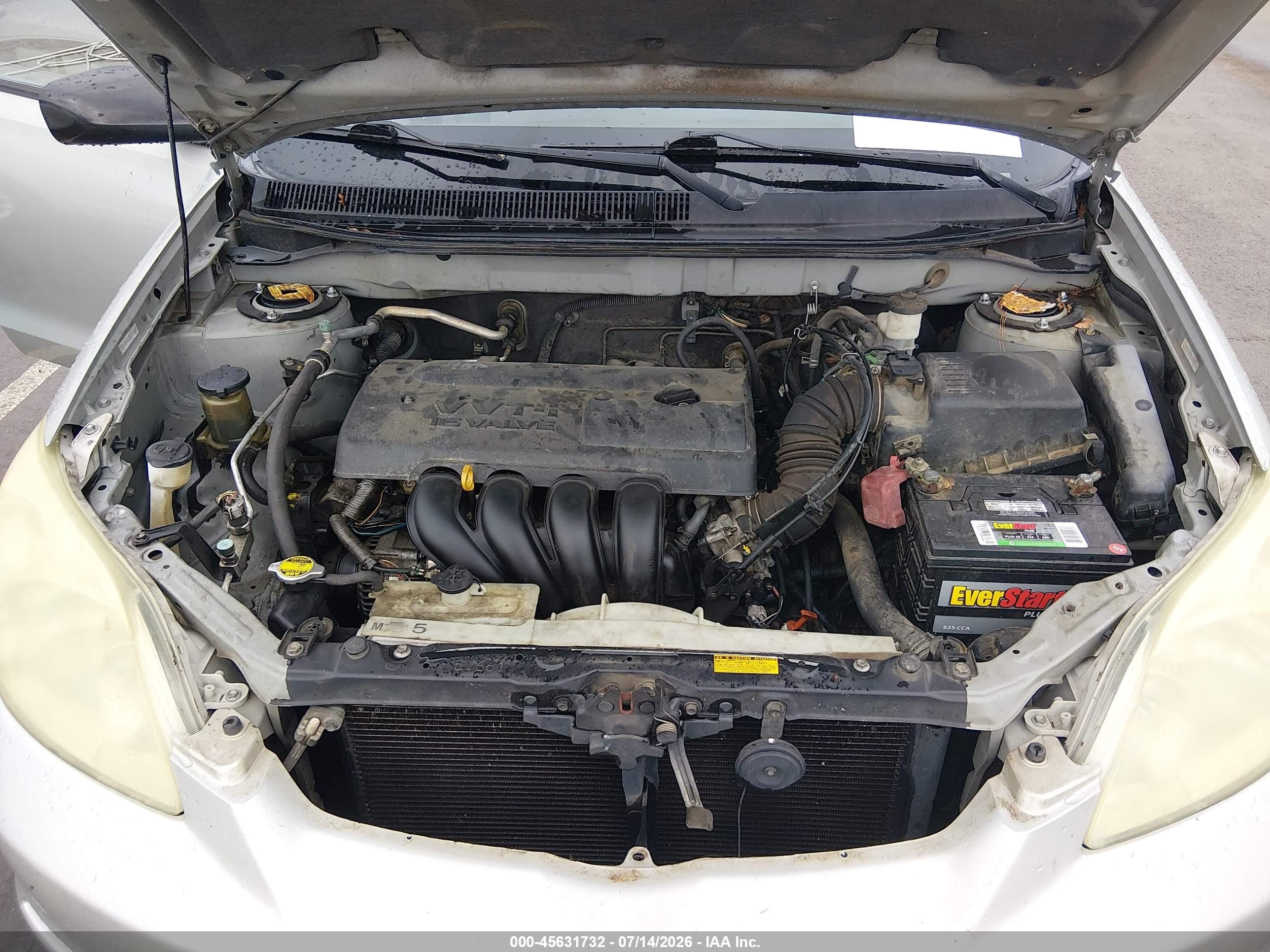 2004 Toyota Matrix Standard Серый vin: 2T1KR32E44C187280