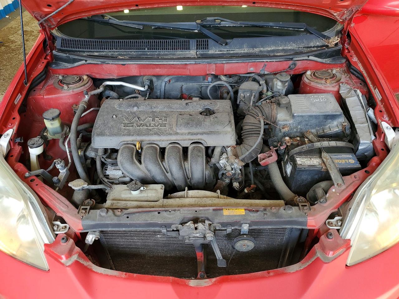 2004 Toyota Matrix Xr Red vin: 2T1KR32E44C227633