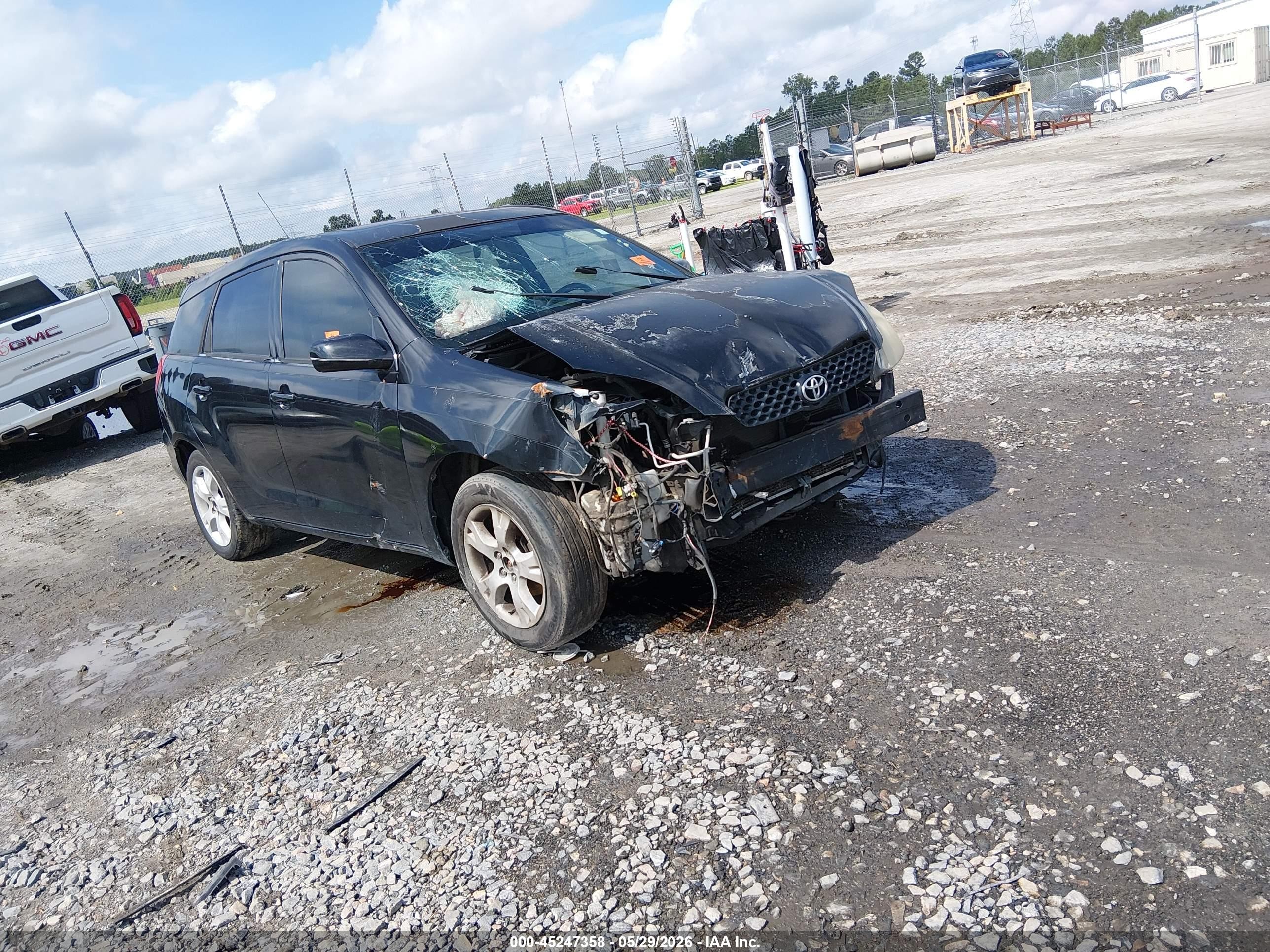 2004 Toyota Matrix Xr Black vin: 2T1KR32E44C261782
