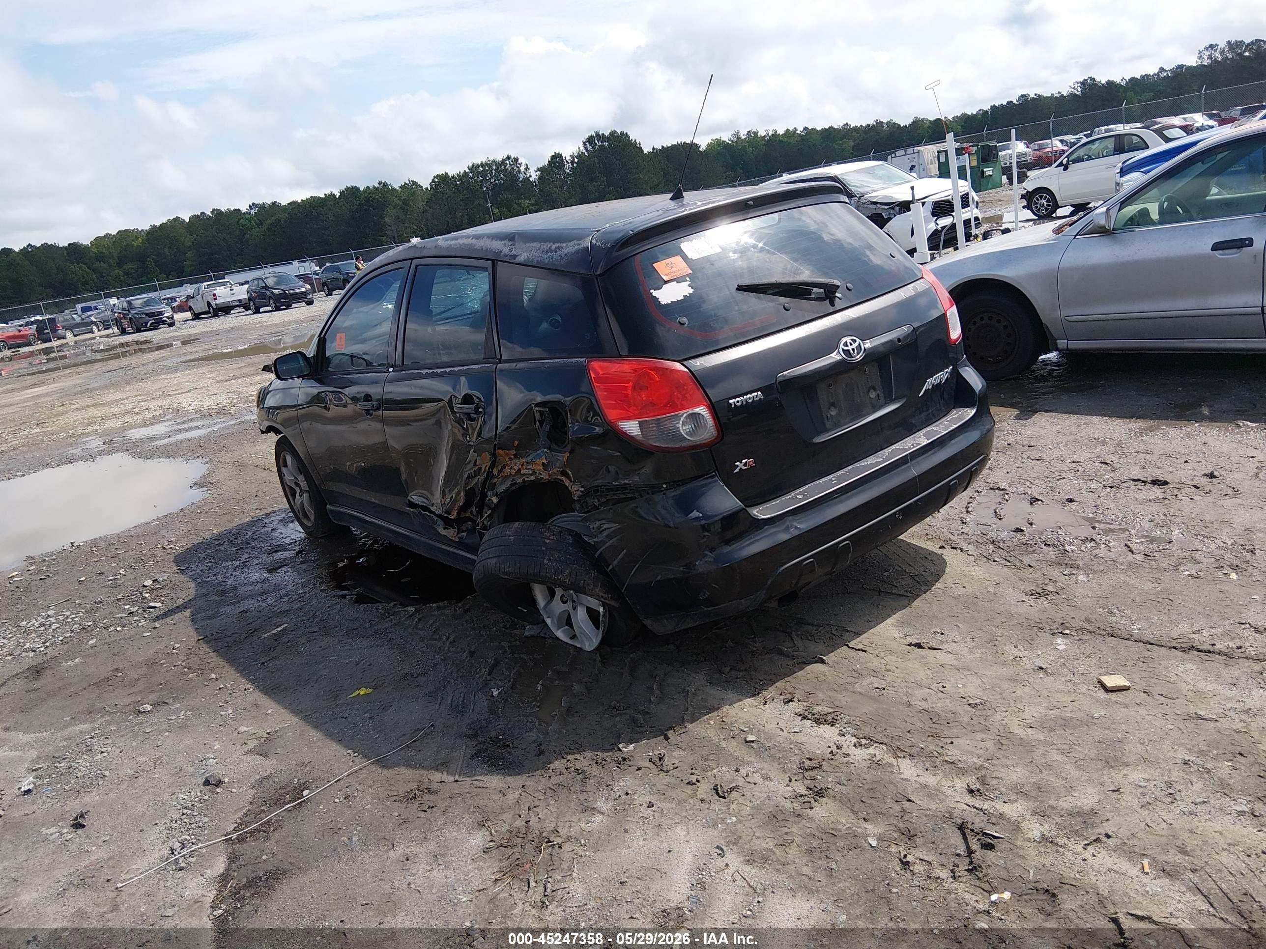 2004 Toyota Matrix Xr Black vin: 2T1KR32E44C261782