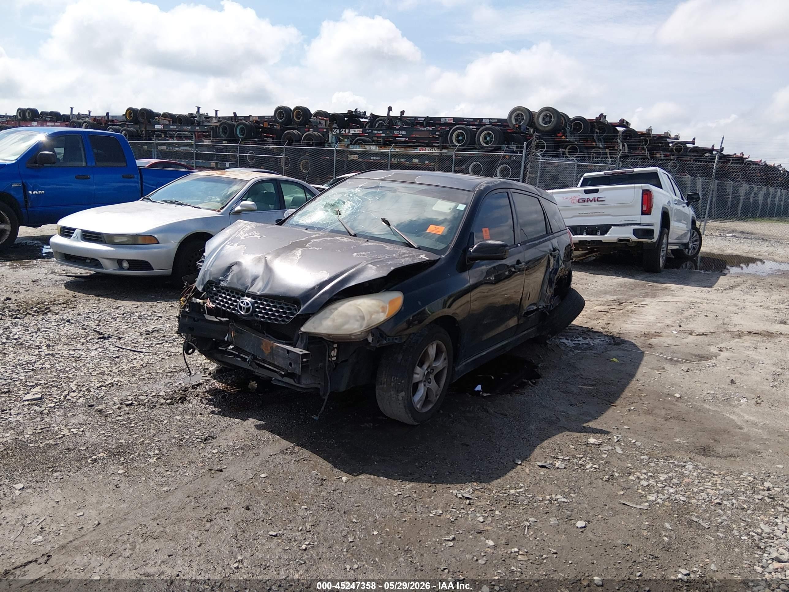 2004 Toyota Matrix Xr Black vin: 2T1KR32E44C261782