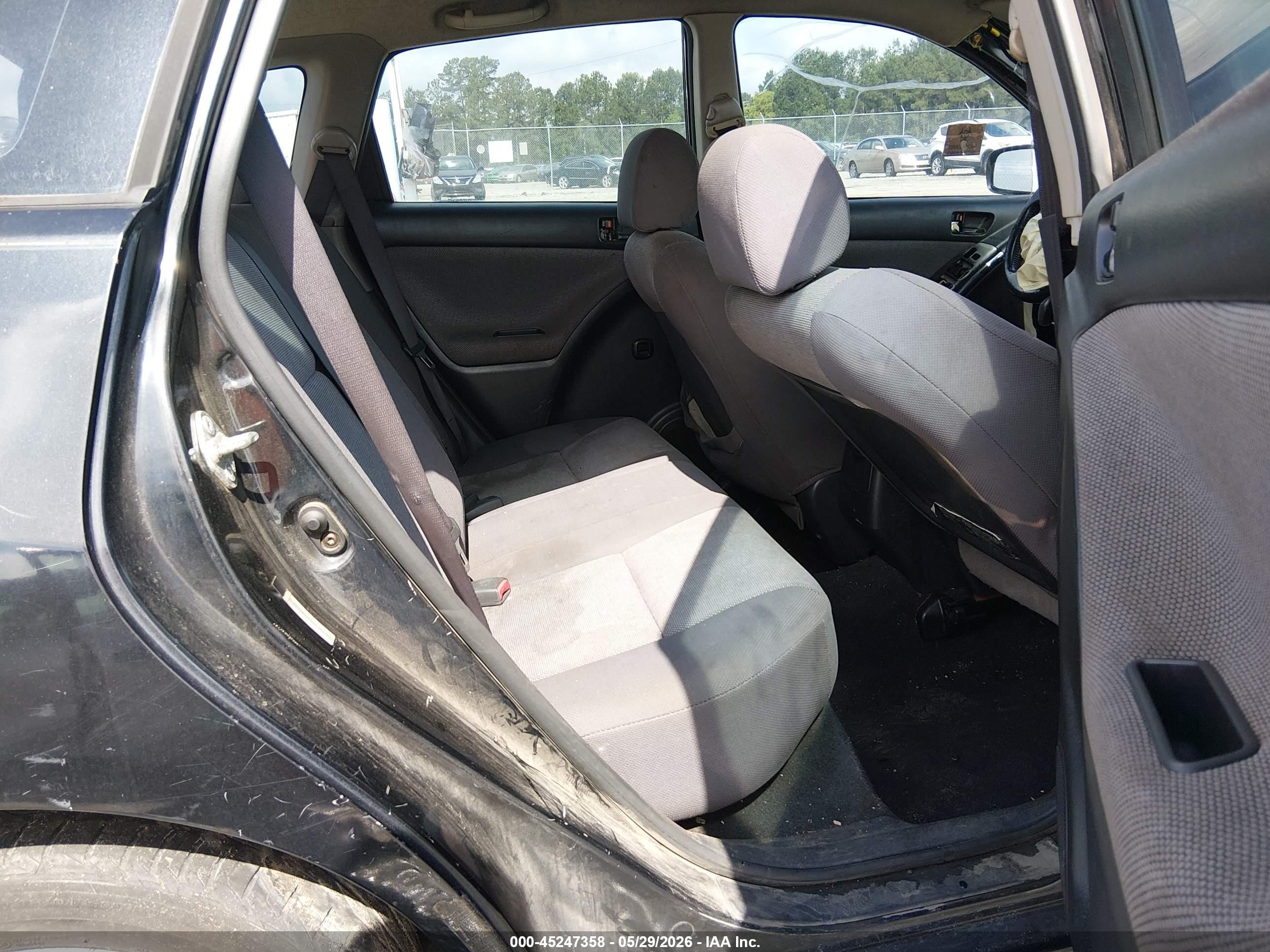 2004 Toyota Matrix Xr Black vin: 2T1KR32E44C261782