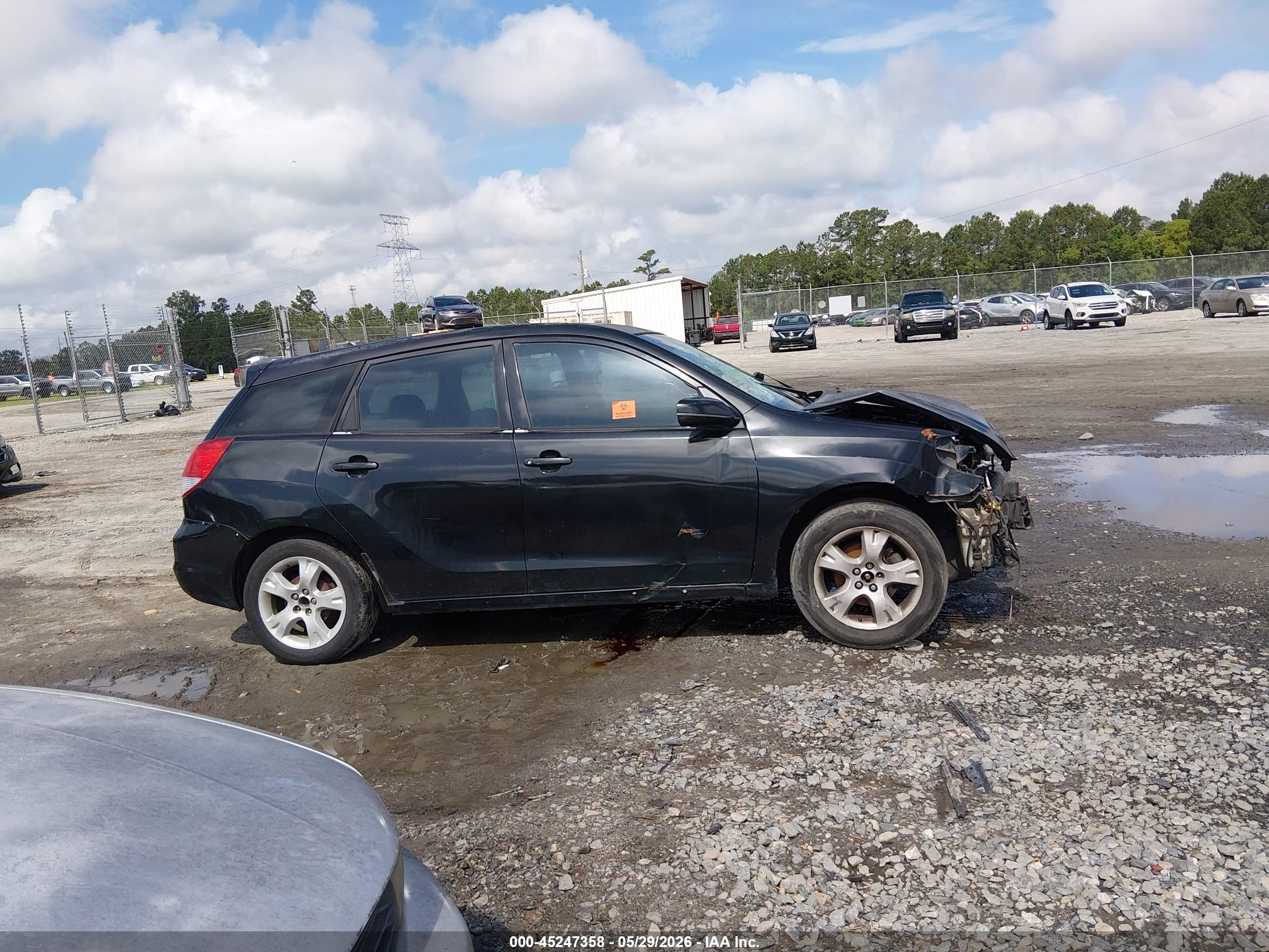 2004 Toyota Matrix Xr Black vin: 2T1KR32E44C261782