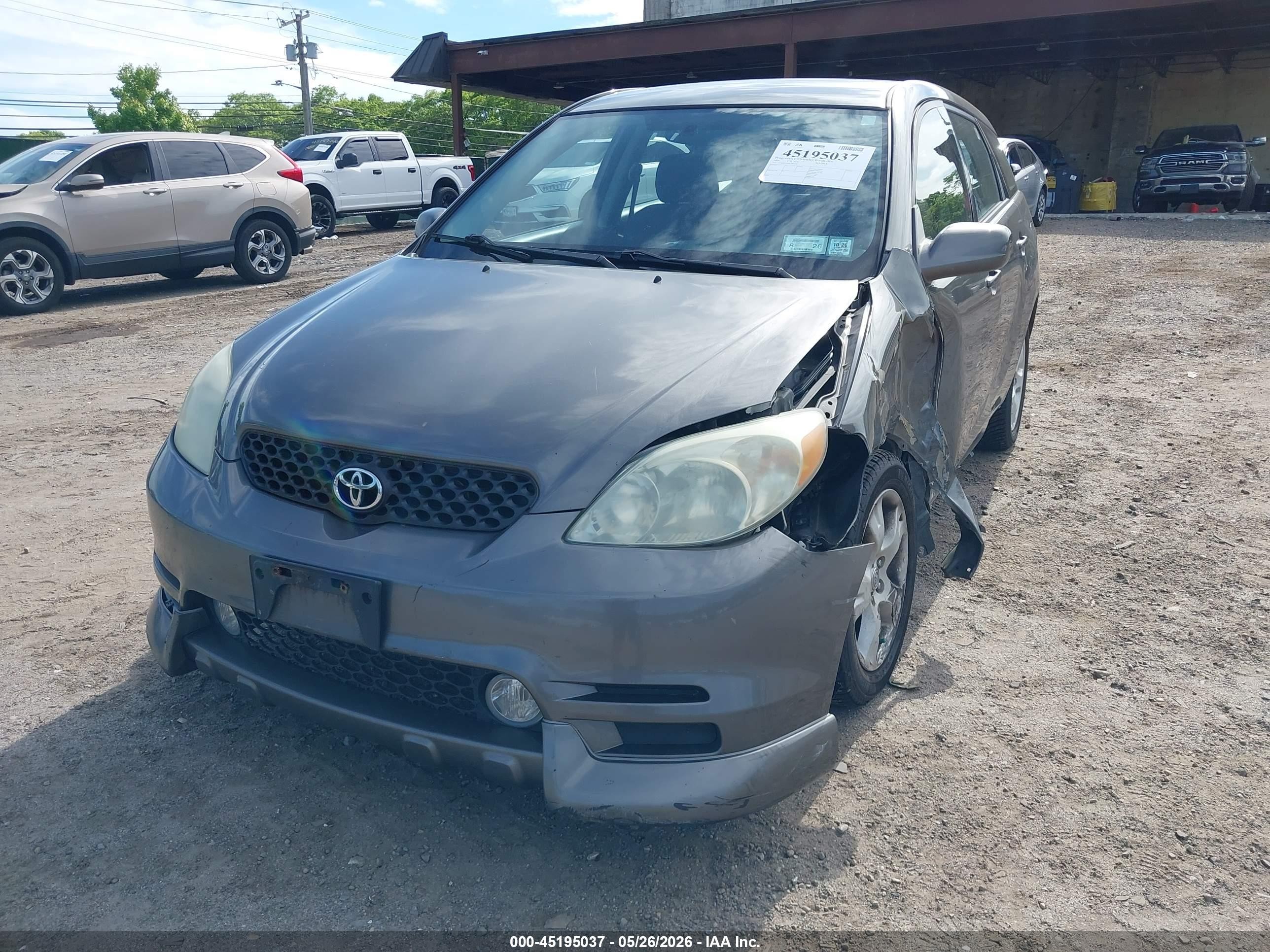 2004 Toyota Matrix Xr Gray vin: 2T1KR32E44C284124