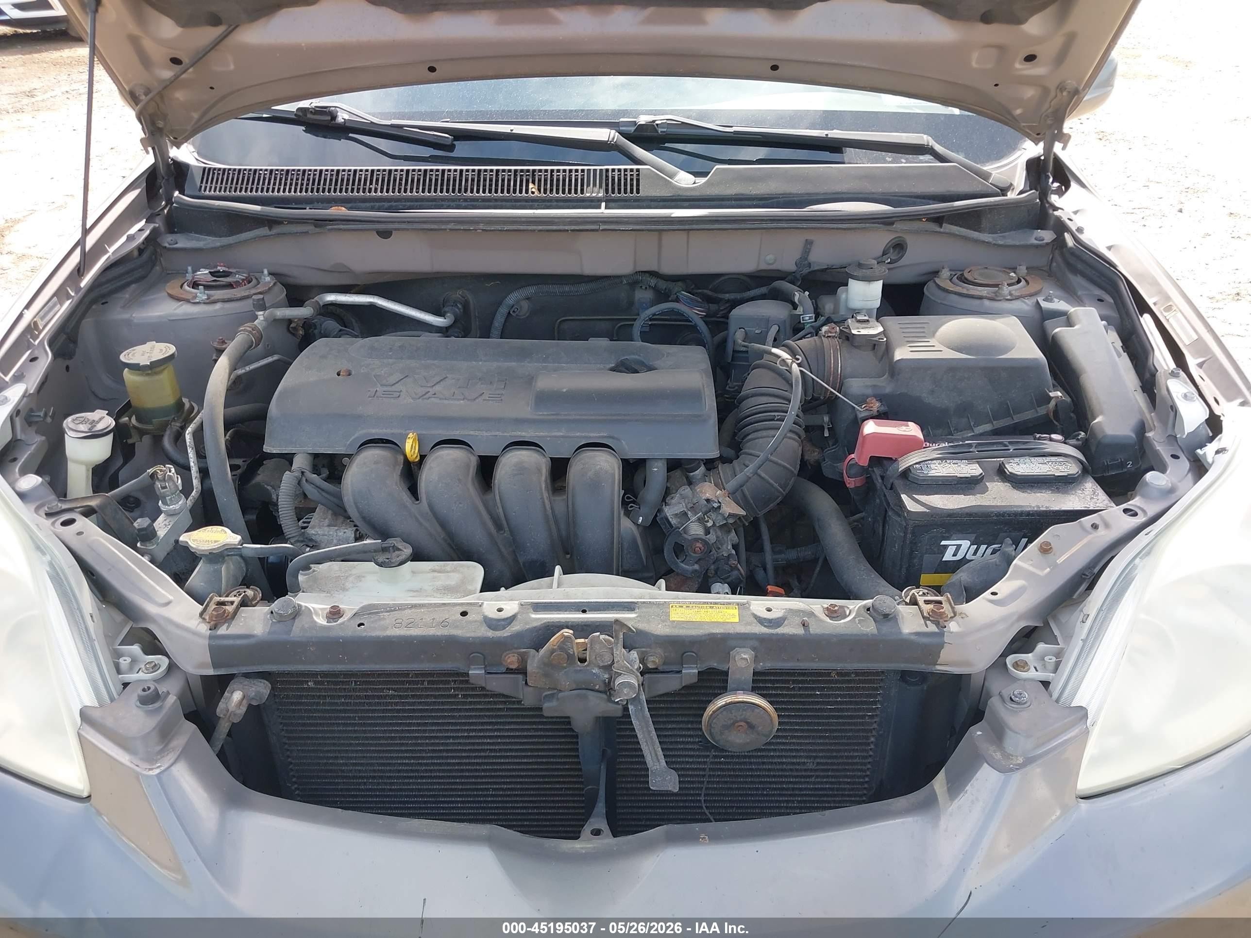2004 Toyota Matrix Xr Gray vin: 2T1KR32E44C284124