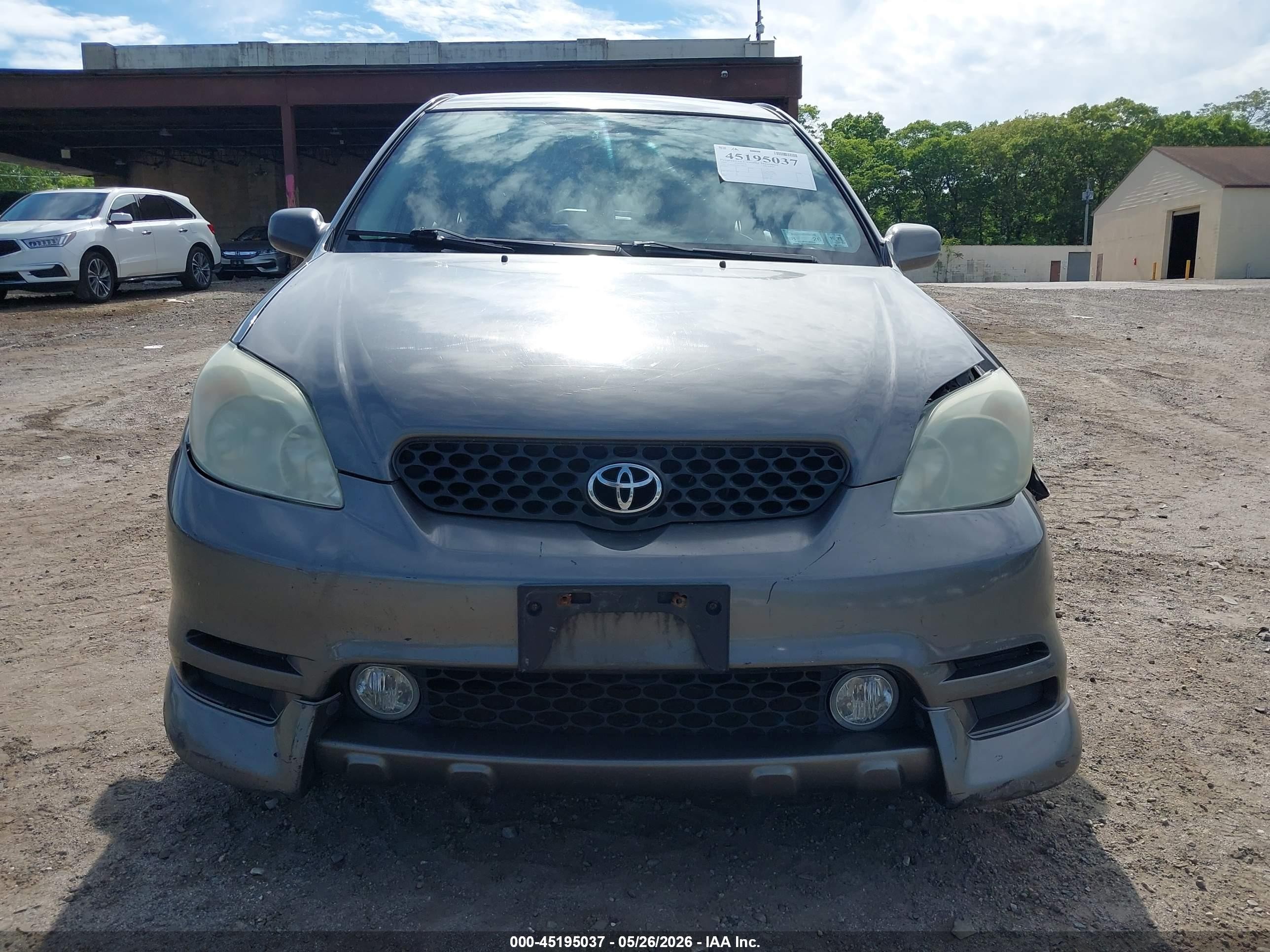 2004 Toyota Matrix Xr Gray vin: 2T1KR32E44C284124
