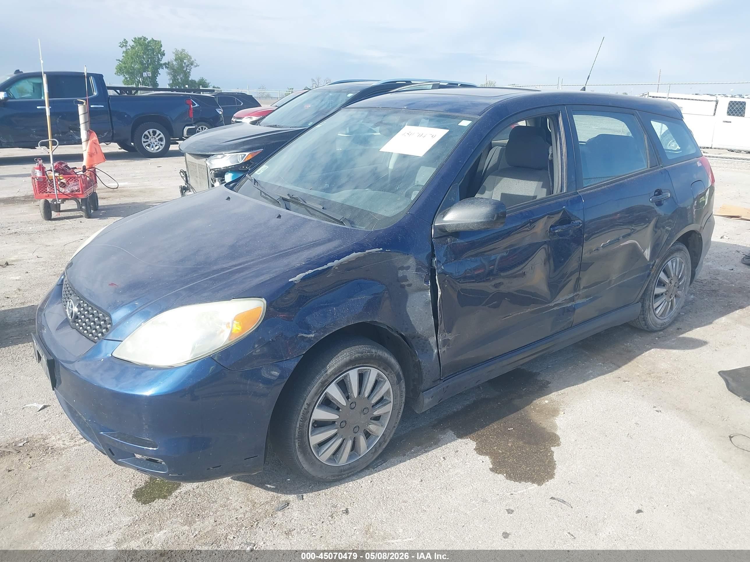 2004 Toyota Matrix Xr Blue vin: 2T1KR32E44C311094