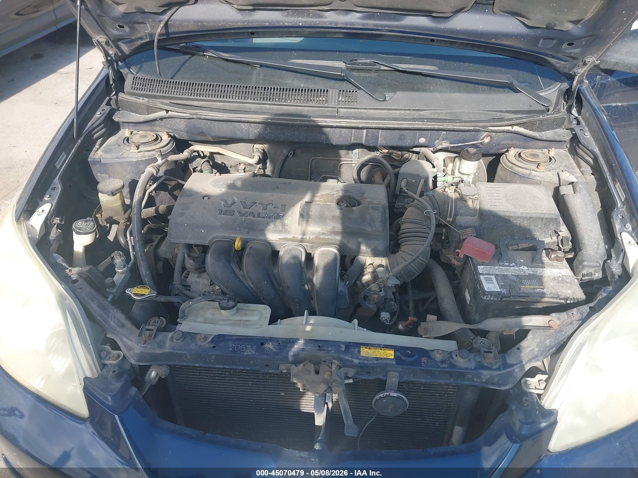 2004 Toyota Matrix Xr Blue vin: 2T1KR32E44C311094