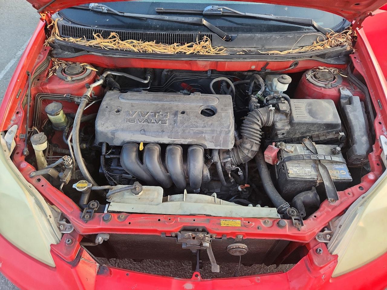 2005 Toyota Corolla Matrix Xr Red vin: 2T1KR32E45C405154