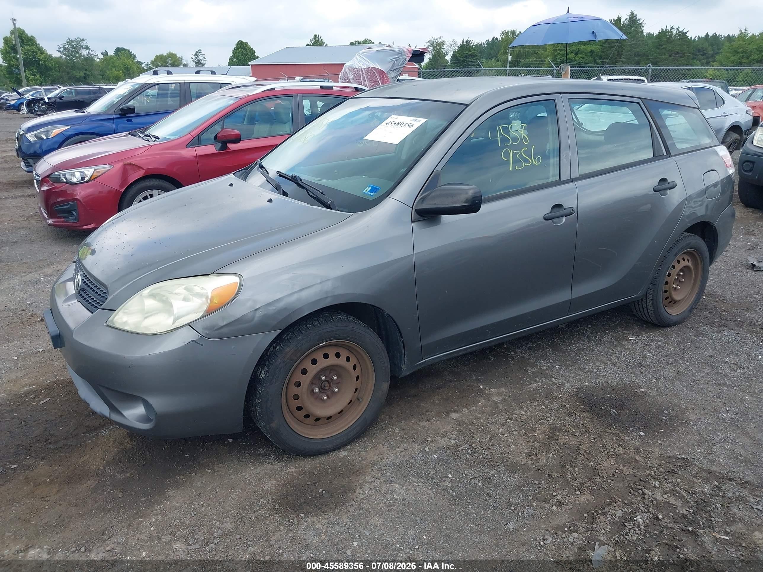 2006 Toyota Matrix   Gray vin: 2T1KR32E46C595068