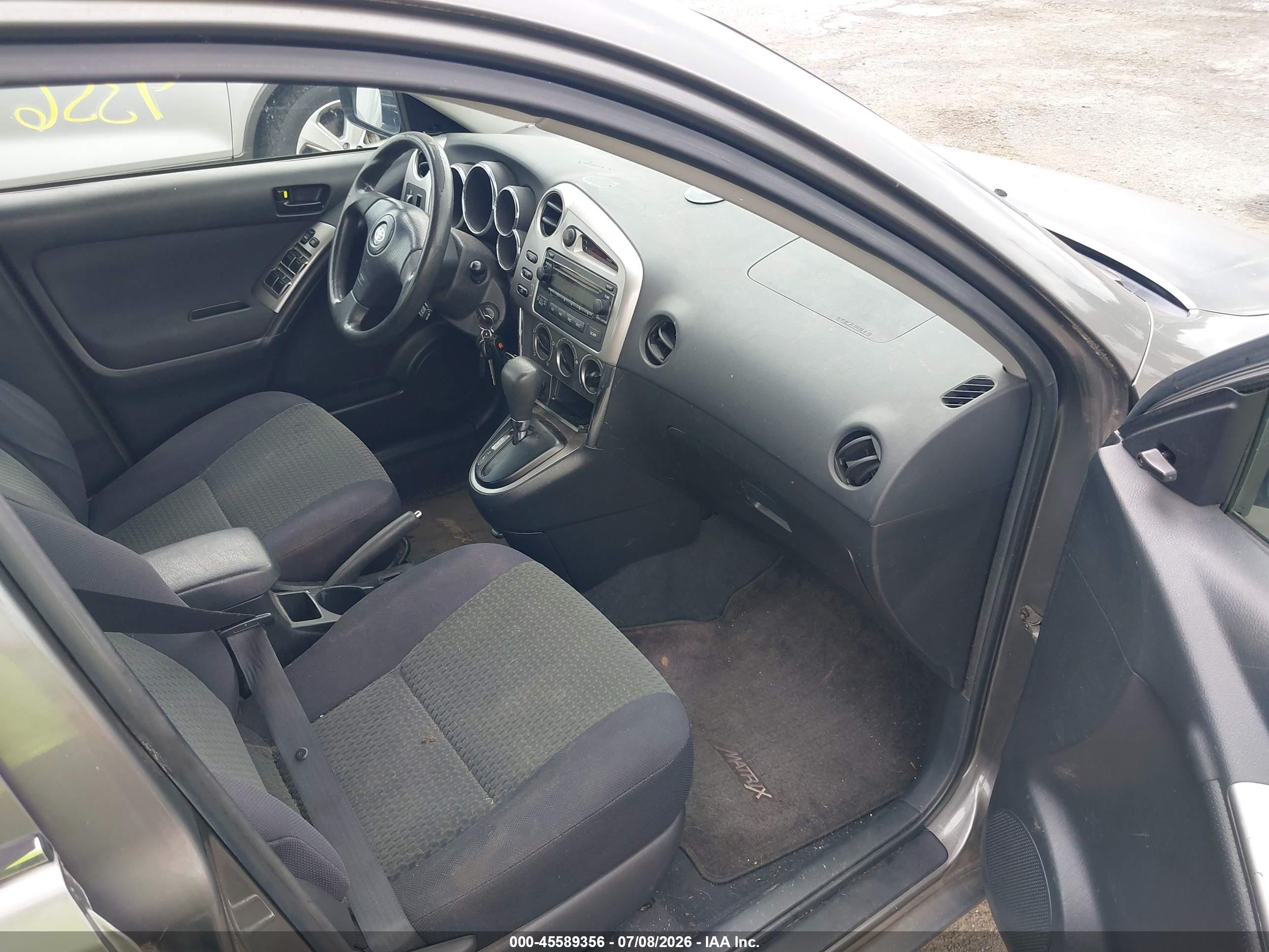 2006 Toyota Matrix   Gray vin: 2T1KR32E46C595068